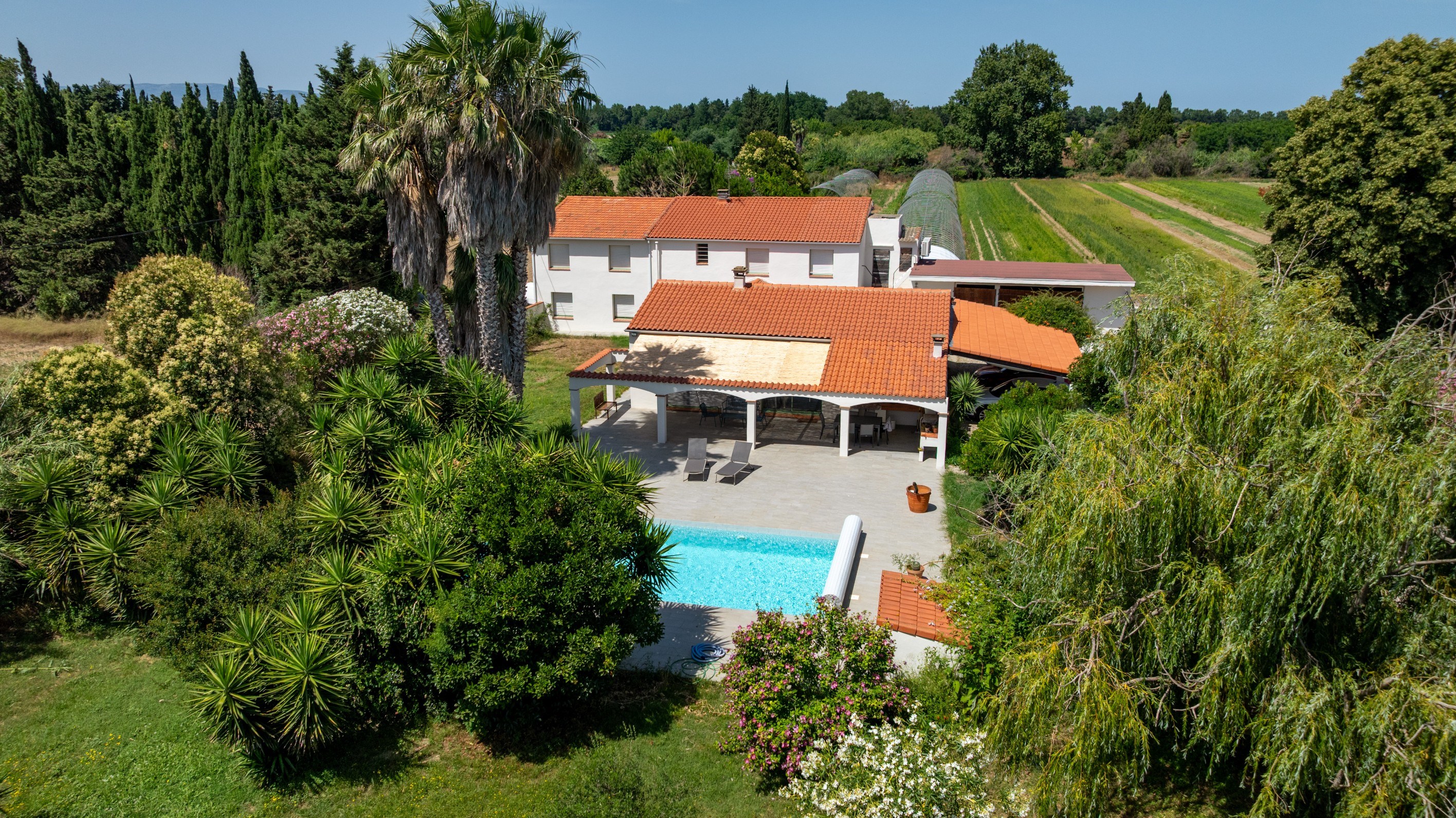  Peaceful retreat near Perpignan with pool and view of the Pyrénées - 物件實景