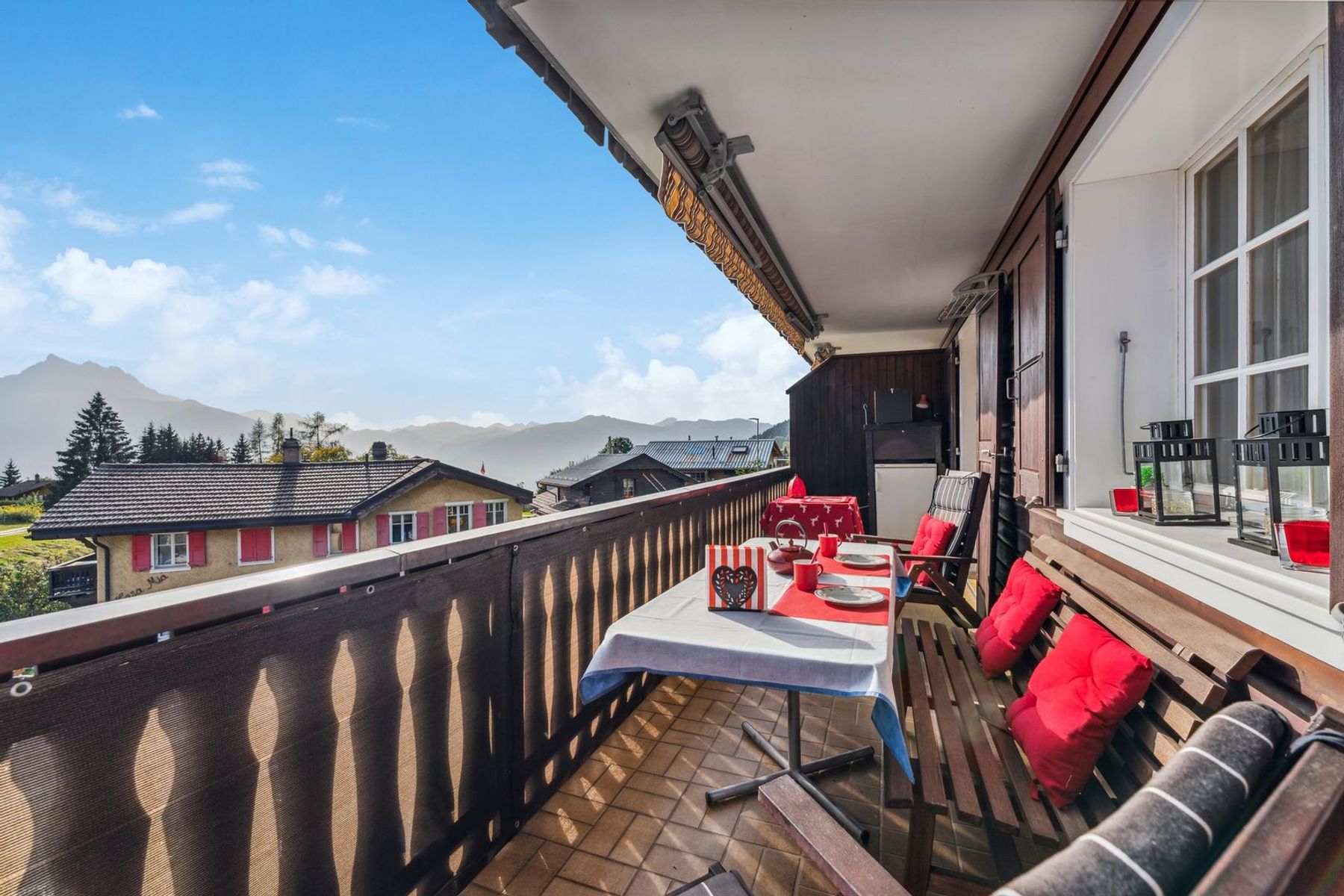  Villars center, charming renovated 3.5p, box, balconies, beautiful view - 物件實景