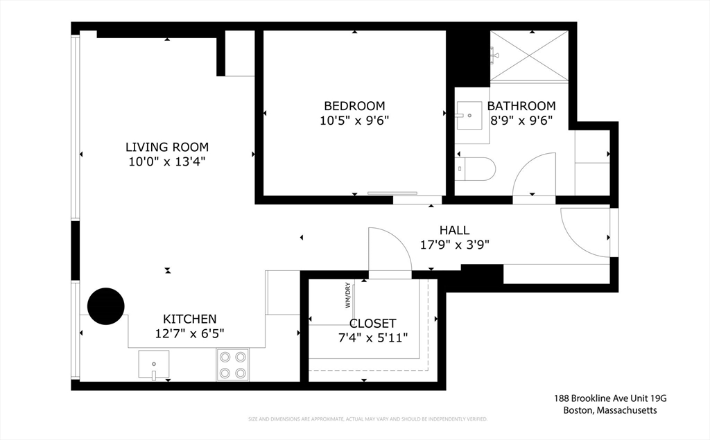 Boston, Massachusetts, 02215, United States, 1 Bedroom Bedrooms, ,1 BathroomBathrooms,Residential,For Sale,1938764