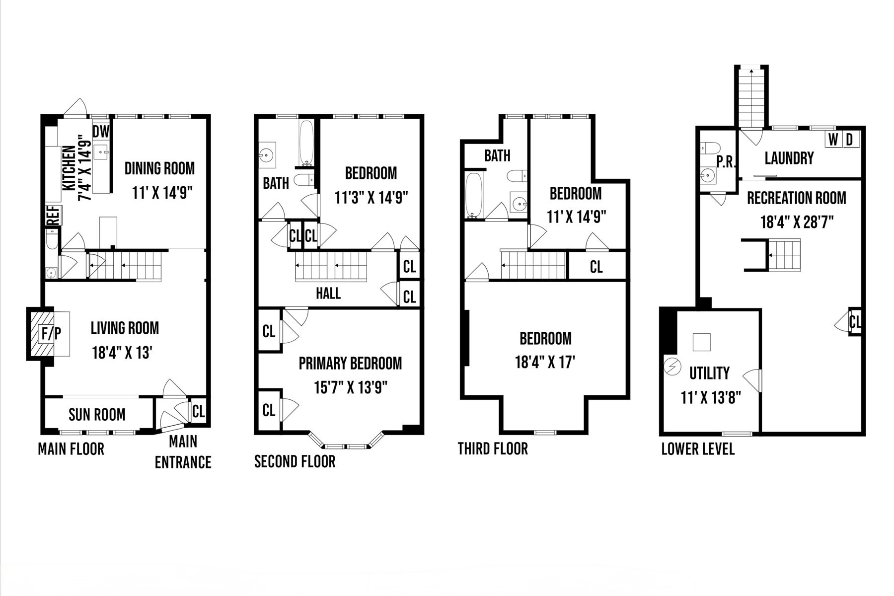  ?RENOVATED FOREST CLOSE ATTACHED BRICK TOWNHOUSE? - 物件實景