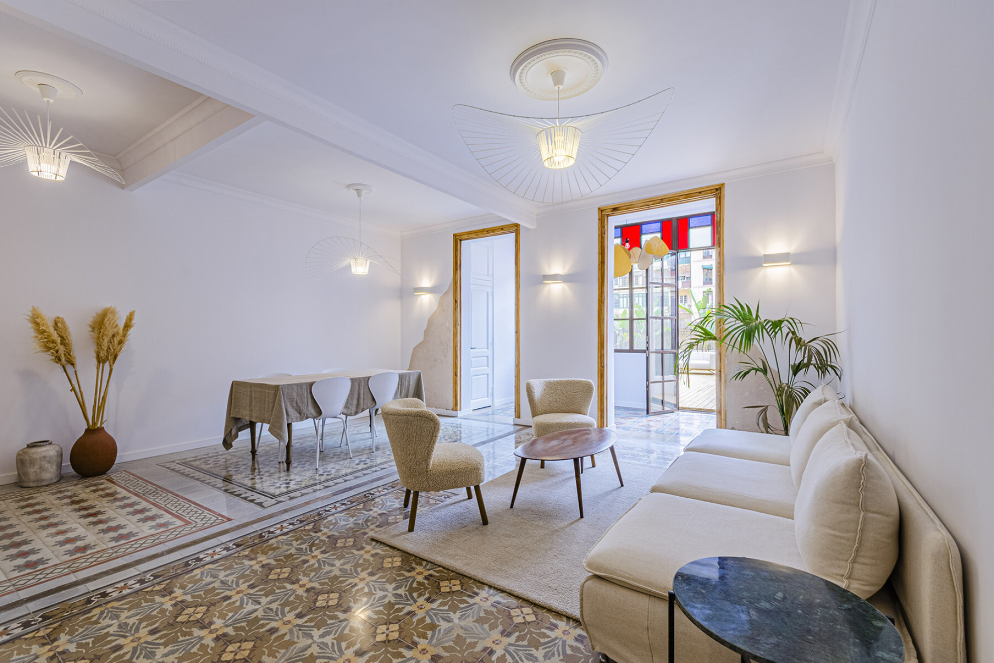  Renovated apartment with three bedrooms en suite with terrace in Eixample - 物件實景