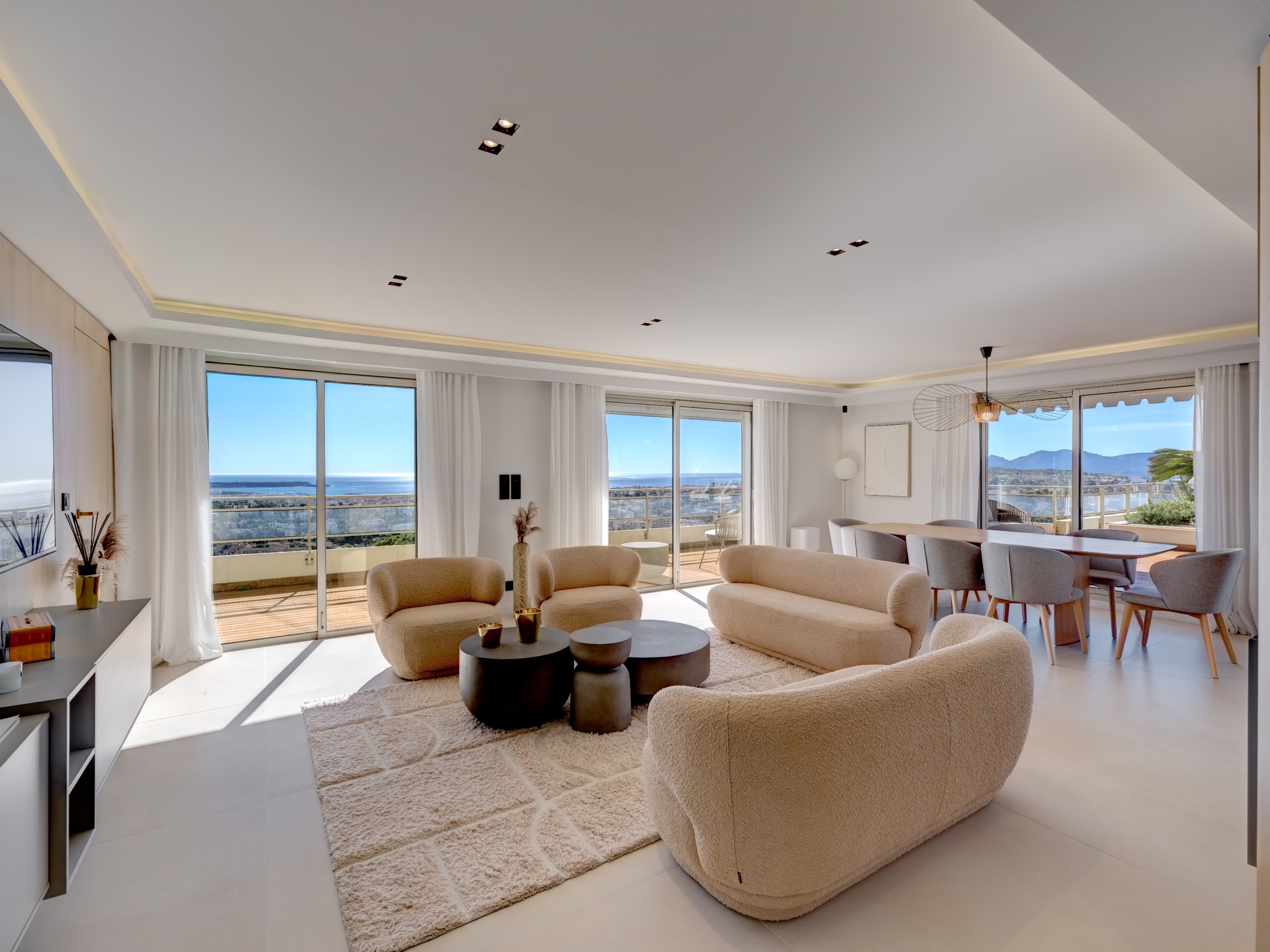  High-end penthouse Le Cannet near Cannes 150 m² terrace with sea views - 物件實景