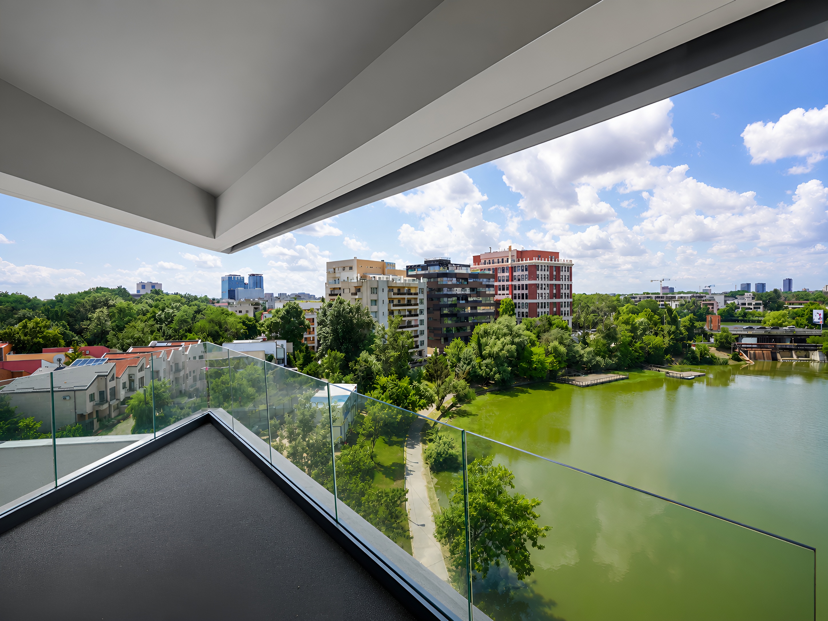  Four-Room Lakefront Apartment with Unobstructed Views over Lake Floreasca - 物件實景