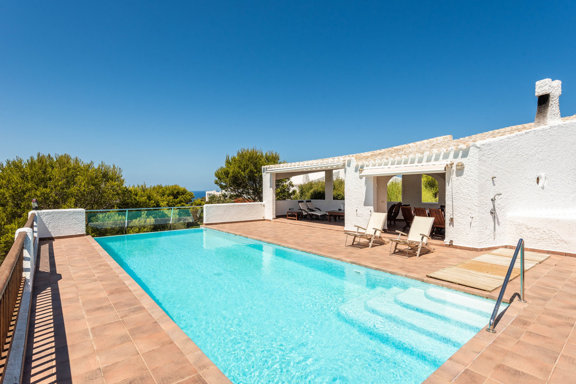 Villa with pool, garden, and sea views on the Costa de Cala Morell - 物件實景