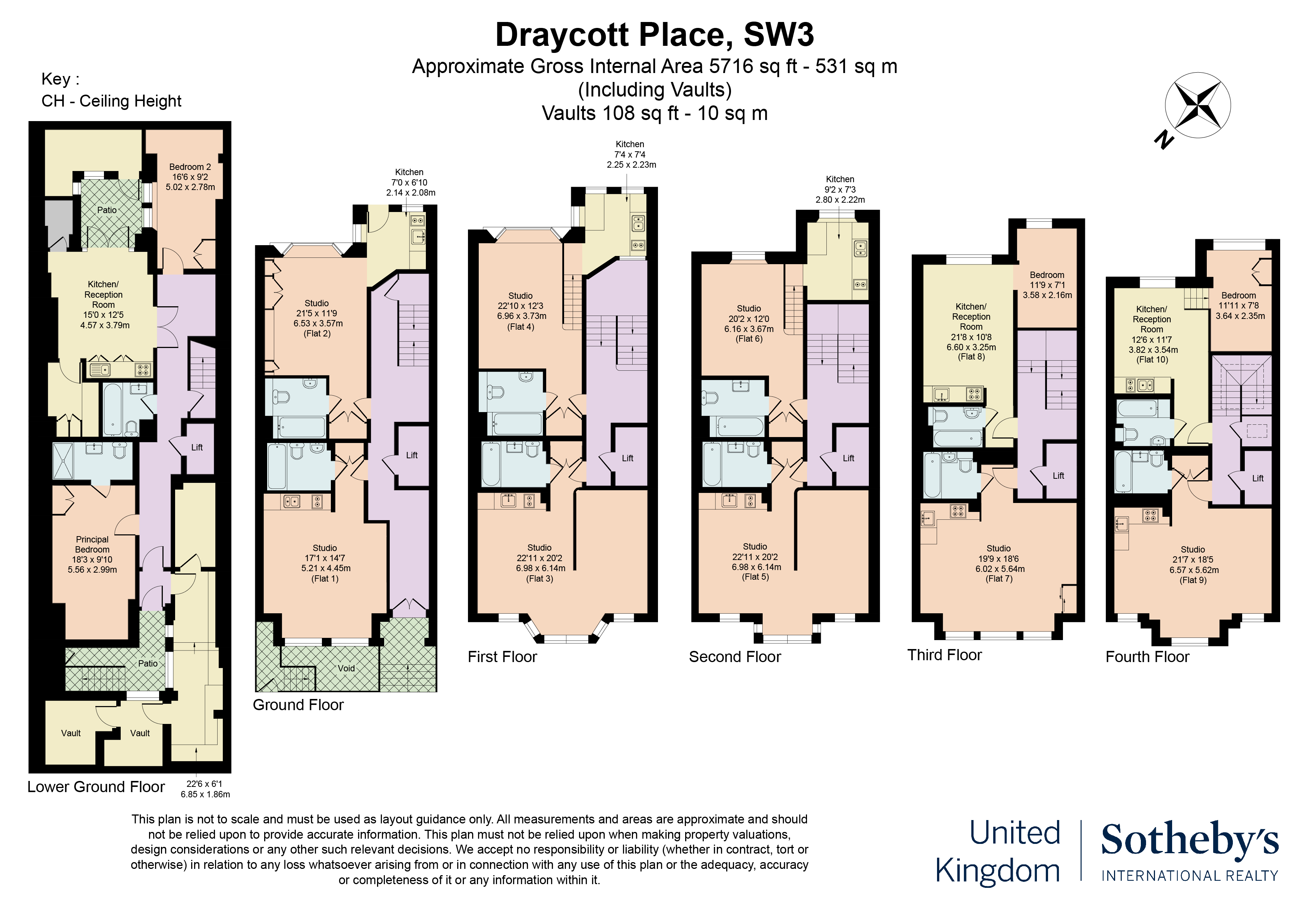 A rare collection of sophisticated lateral apartments 