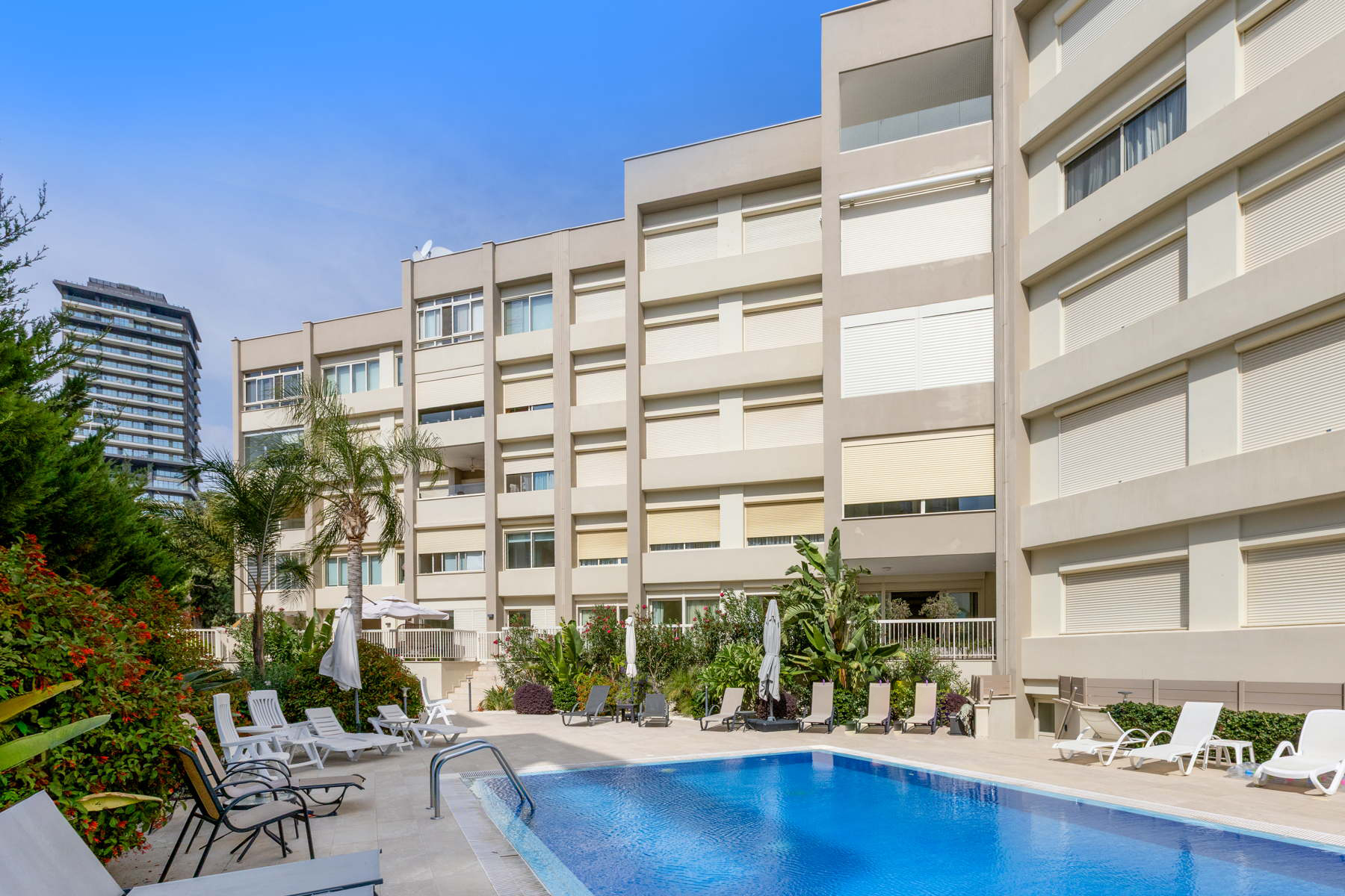  Three Bedroom Ground Floor Apartment 200 m from the Beach in Germasogeia - 物件實景