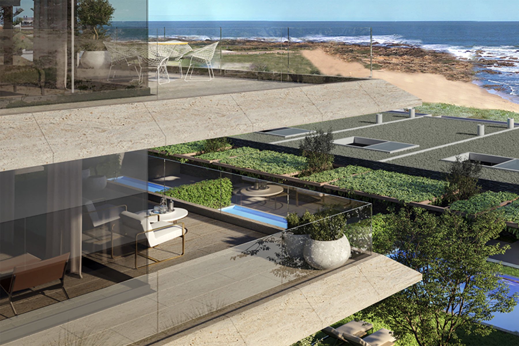  Sophisticated panoramic apartment facing the sea in La Barra - 物件實景