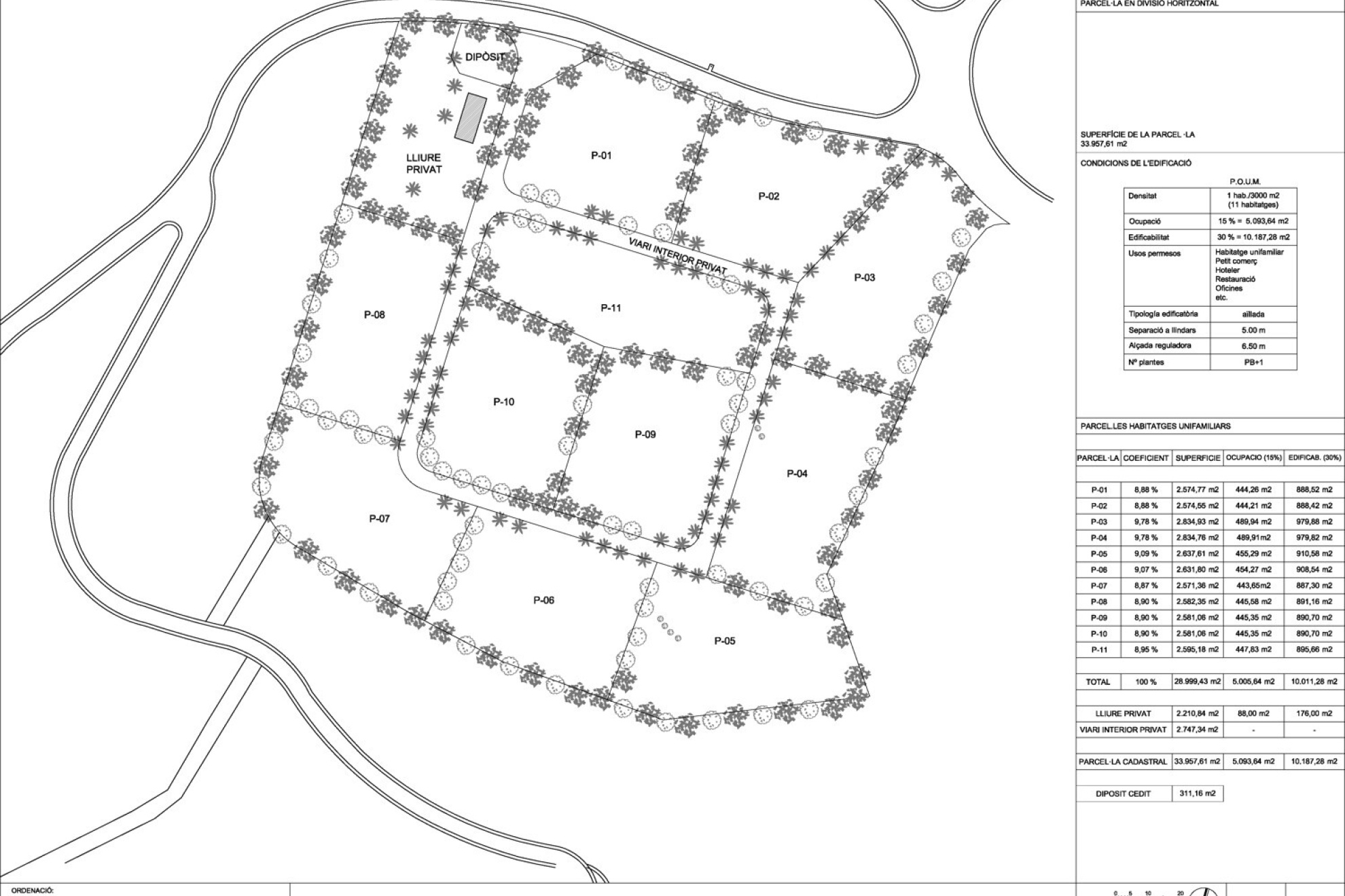  Land for sale in urbanization near Golf d
