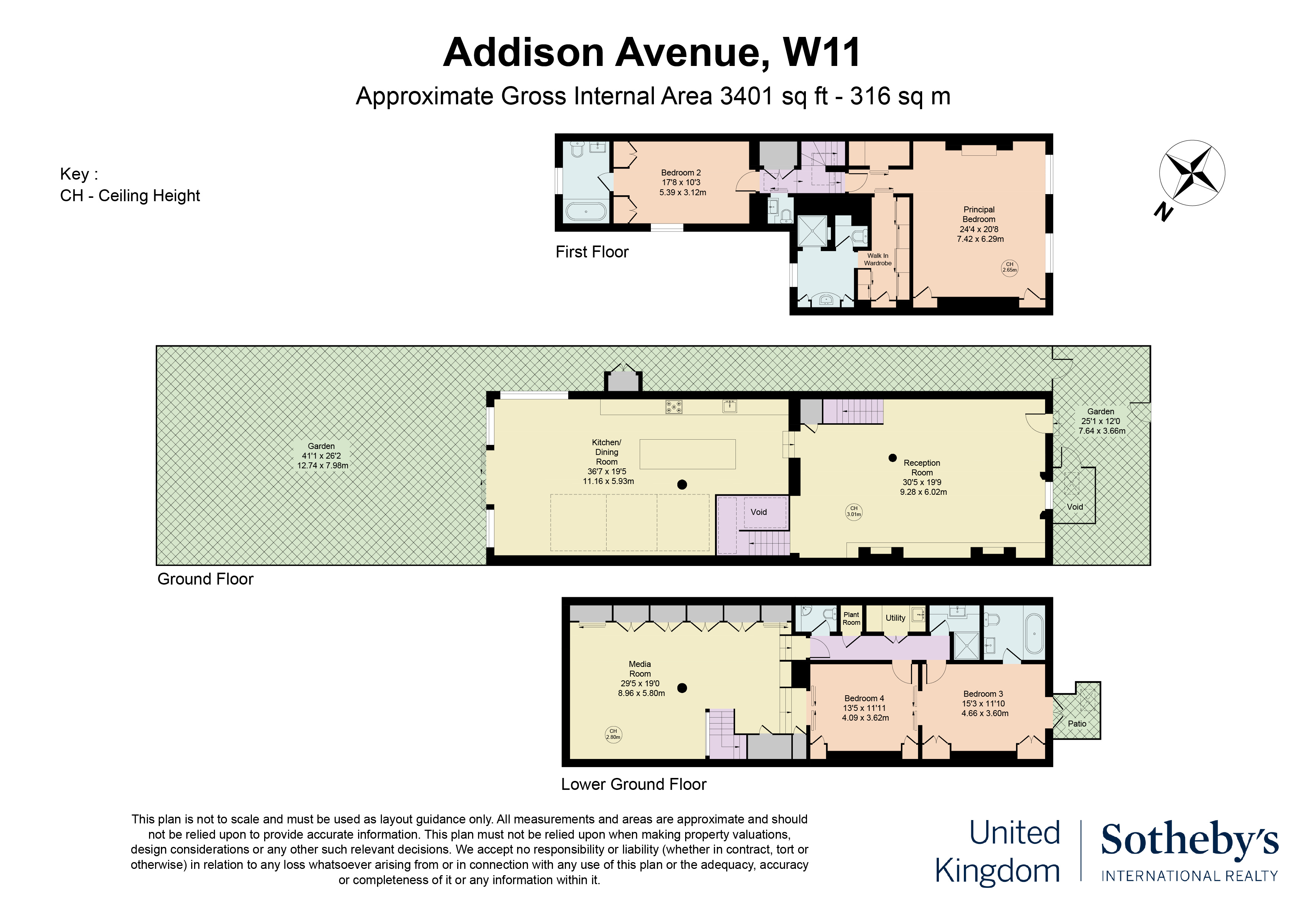 Gorgeous low-built house with stunning private garden in Holland Park 