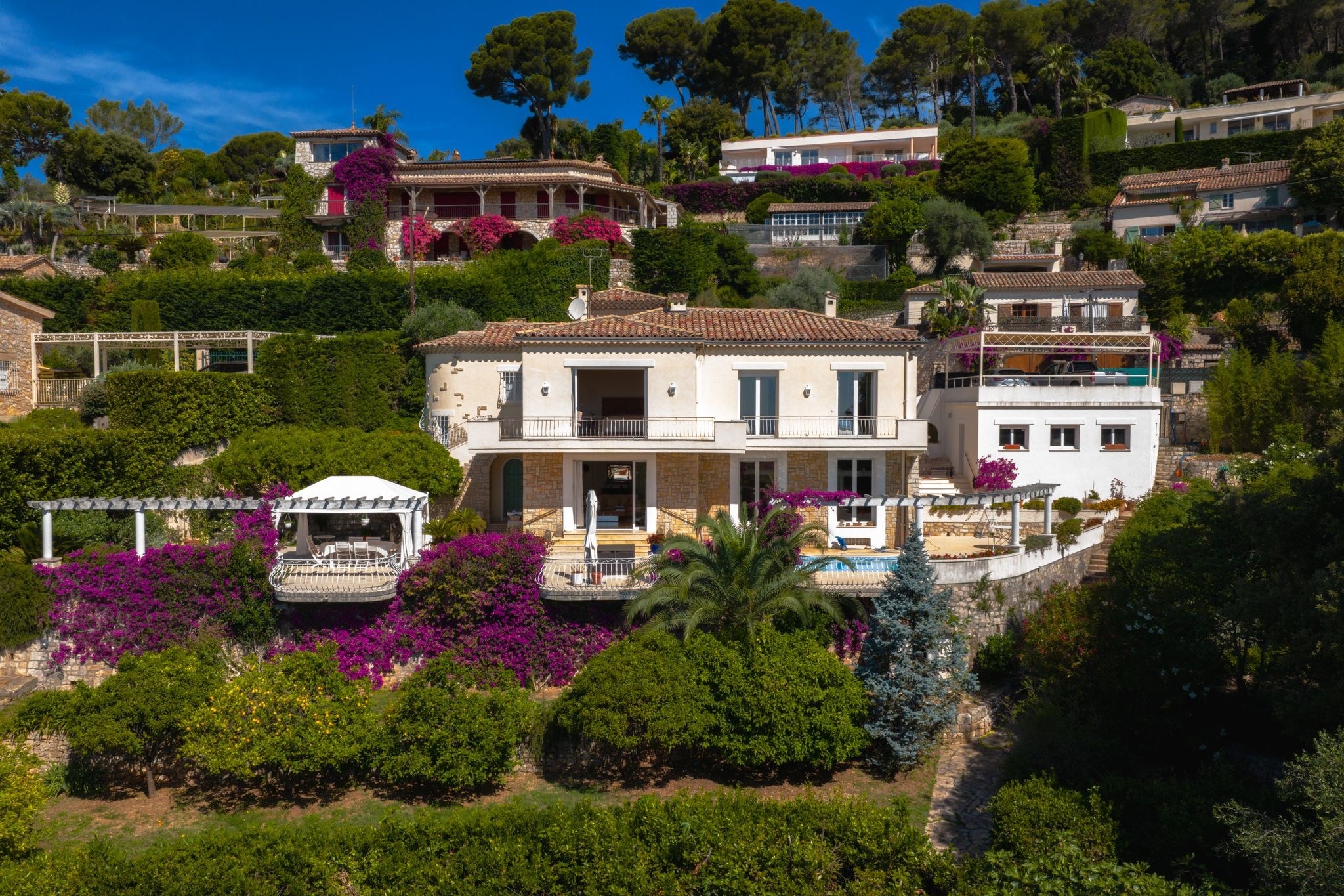  Panoramic sea view villa with pool near Cannes and Cap d’Antibes - 物件實景