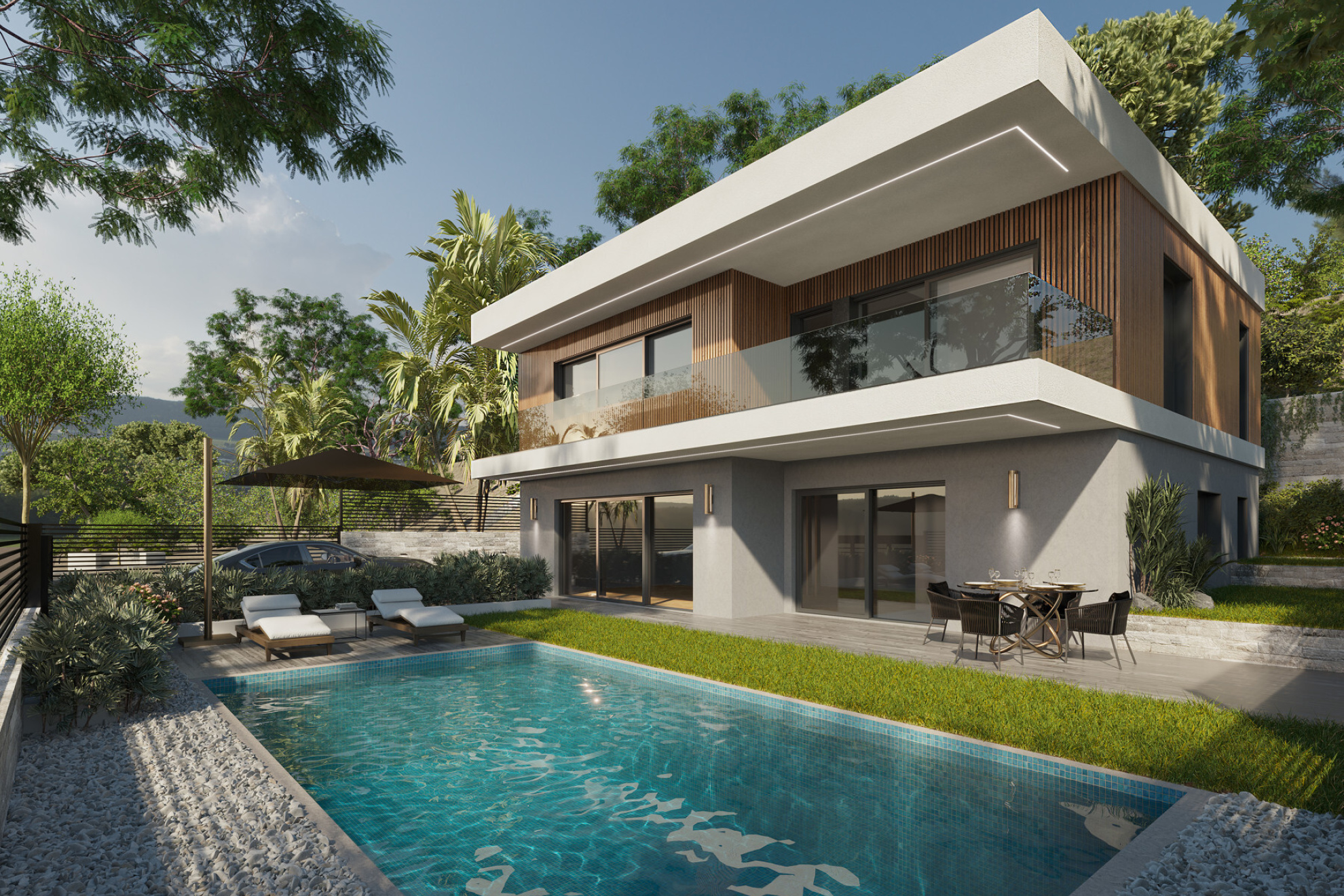  Ecological design house under construction in Vilassar - Costa Barcelona - 物件實景