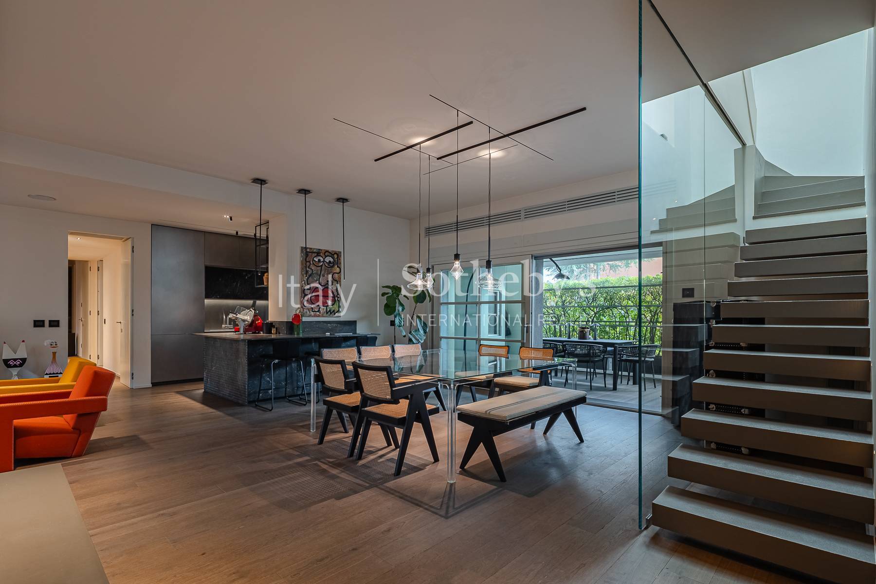  Furnished penthouse with terrace and pool in Brera district - 物件實景