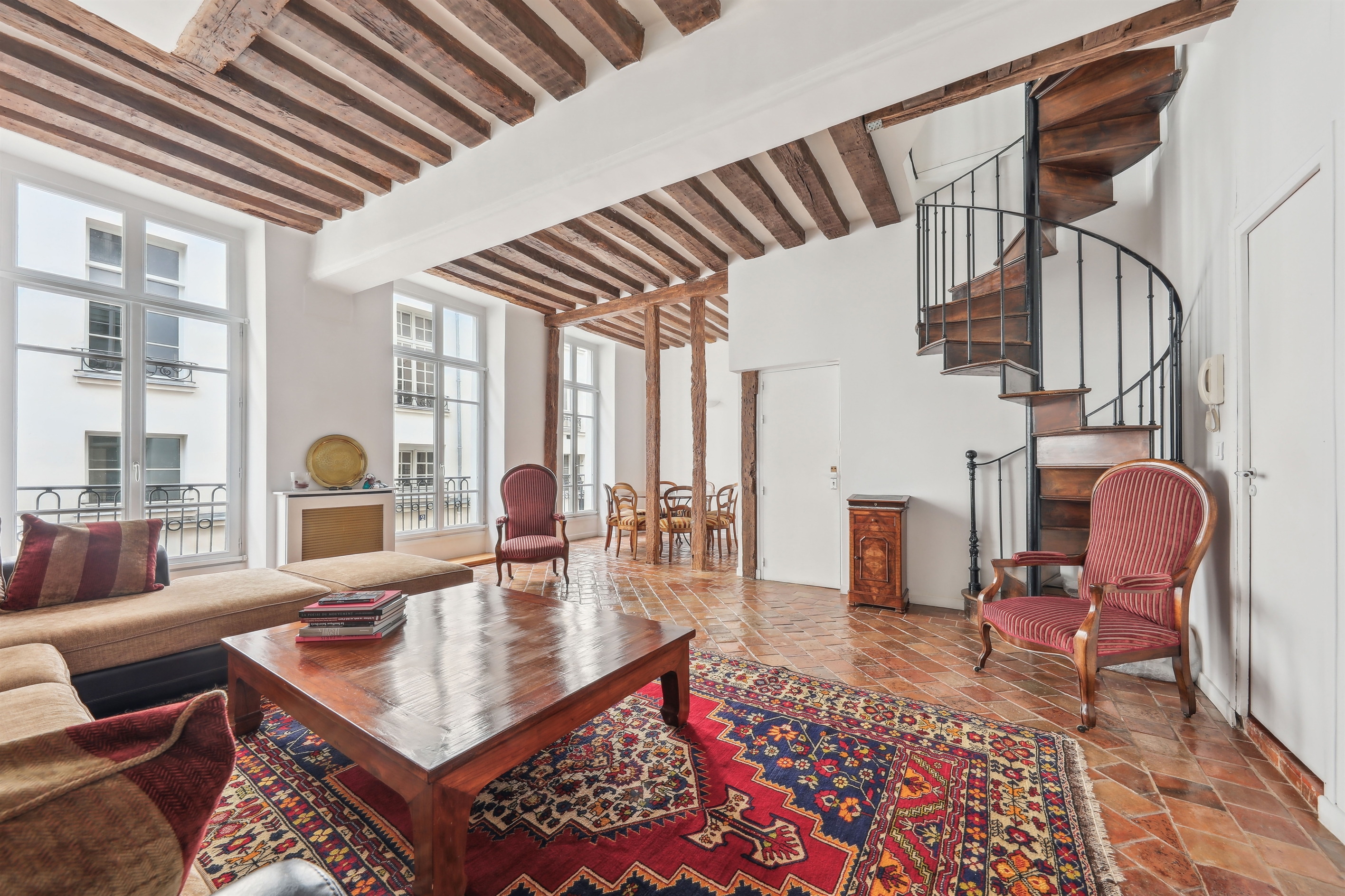  Paris 3rd - Bretagne/Turenne - Charming duplex of 94.96 m² preserved and tastef… - 物件實景