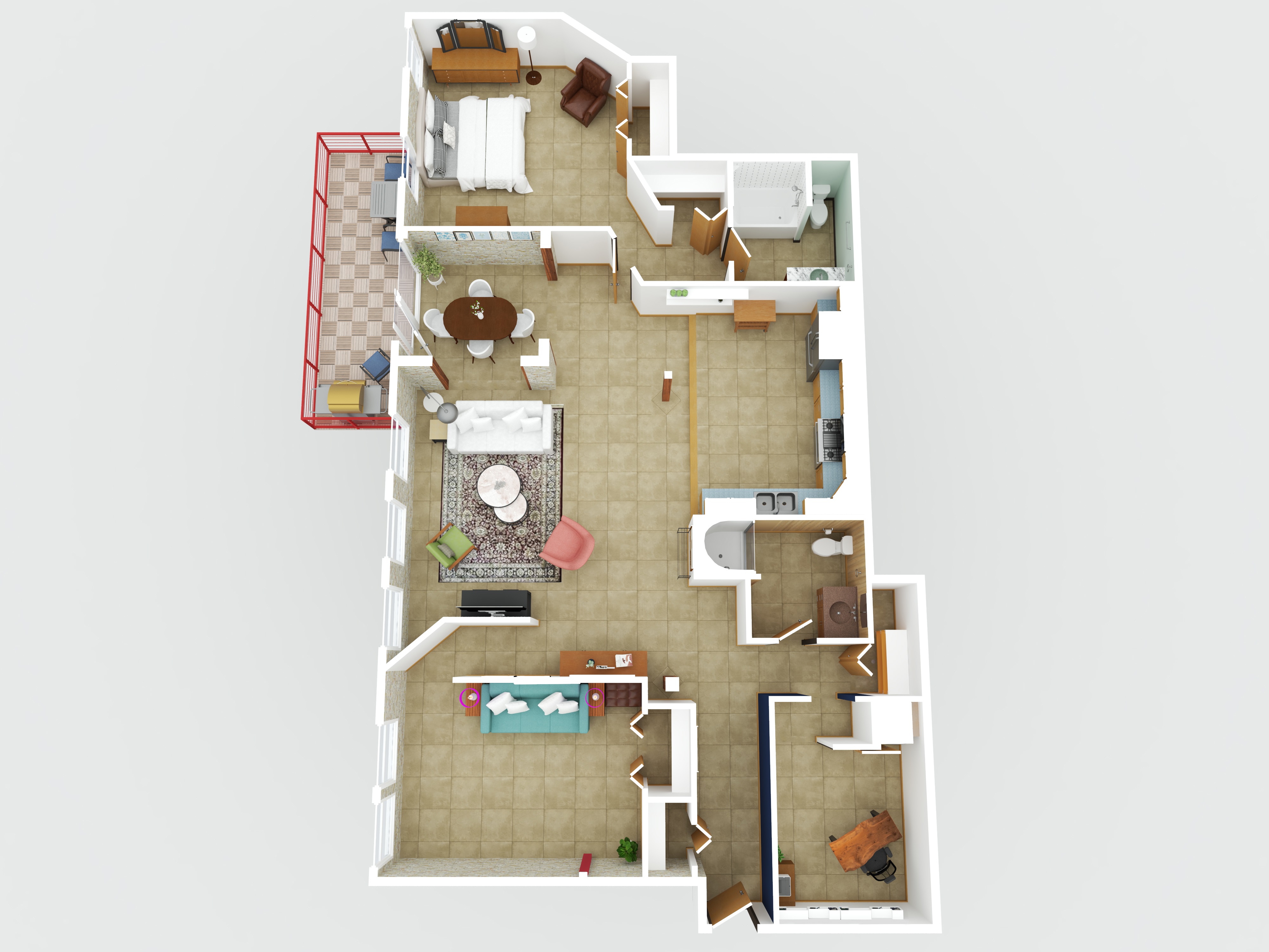  Top-Floor Loft Style 2 Bedroom + Den Condo - 物件實景