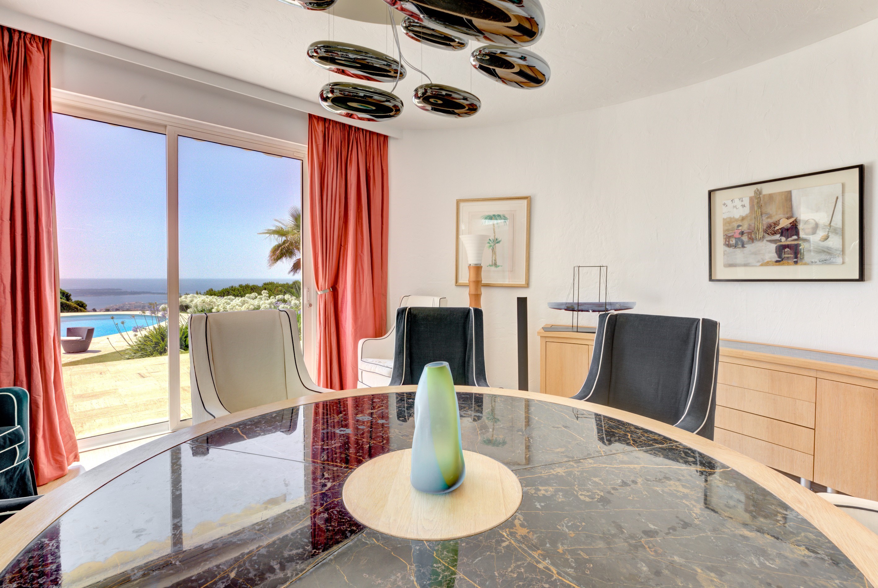  Cannes Californie luxury villa for sale with panoramic sea views, guest house a… - 物件實景
