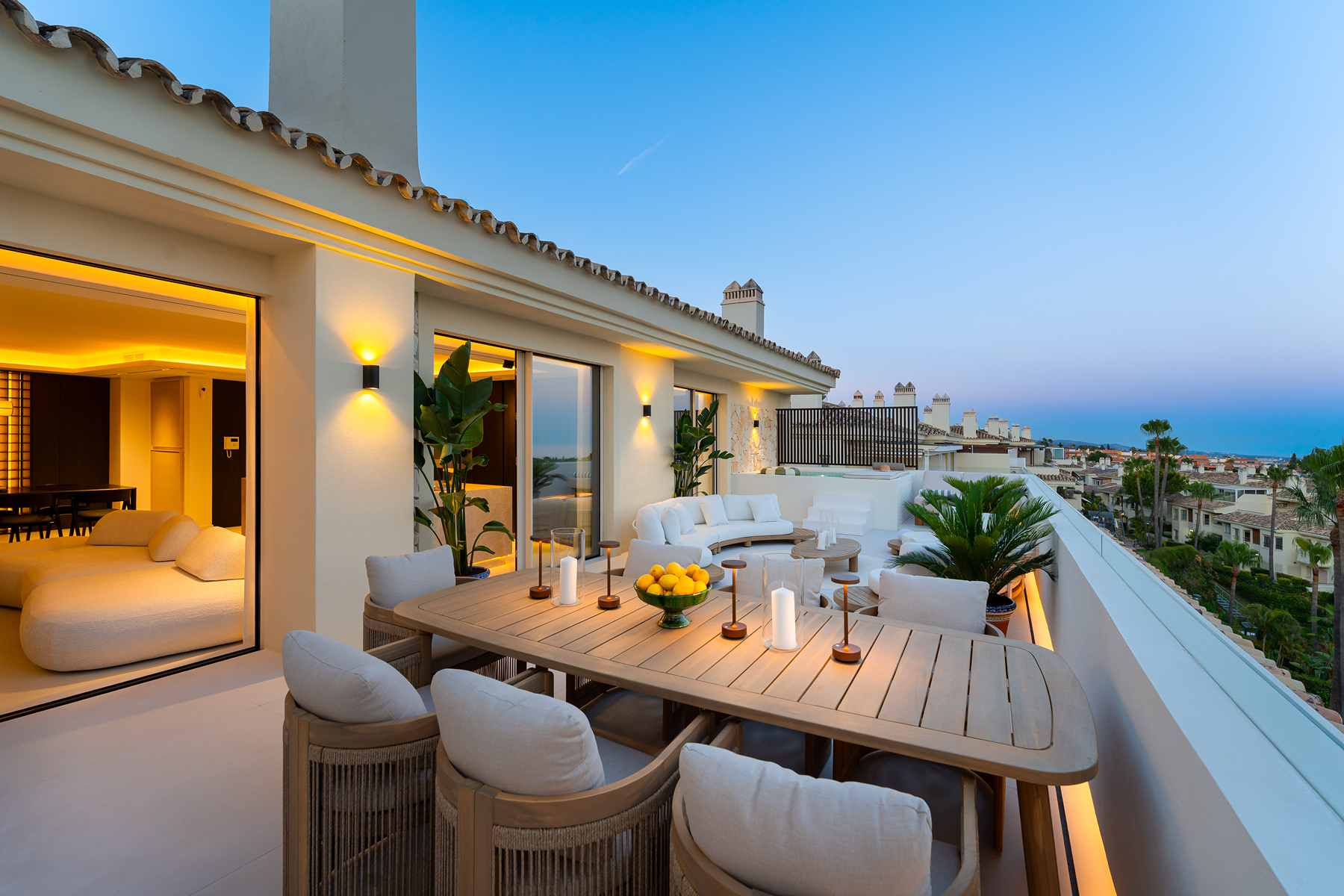  Penthouse with panoramic sea views and private heated pool in Sierra Blanca - 物件實景