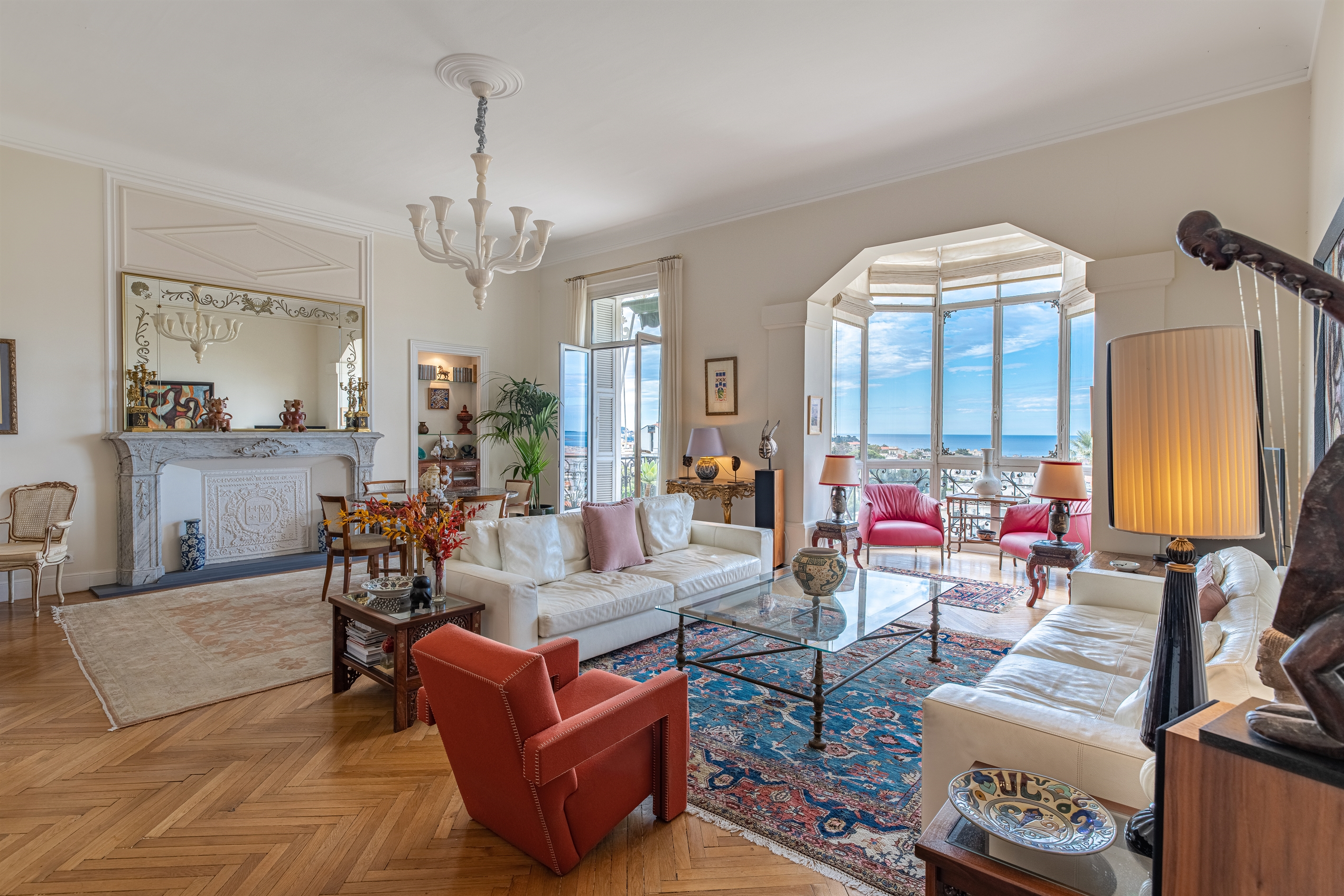  Nice Cimiez Regina Palace Belle Époque apartment with panoramic sea views and d… - 物件實景
