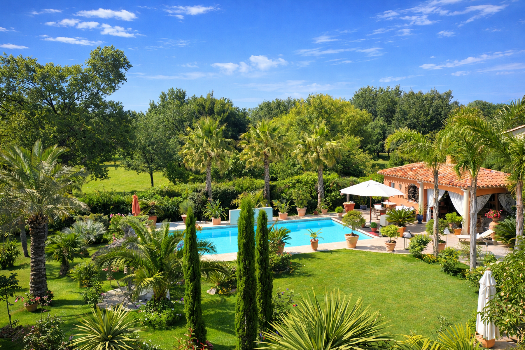  Near Perpignan : Architect-designed villa, large landscaped grounds - 物件實景