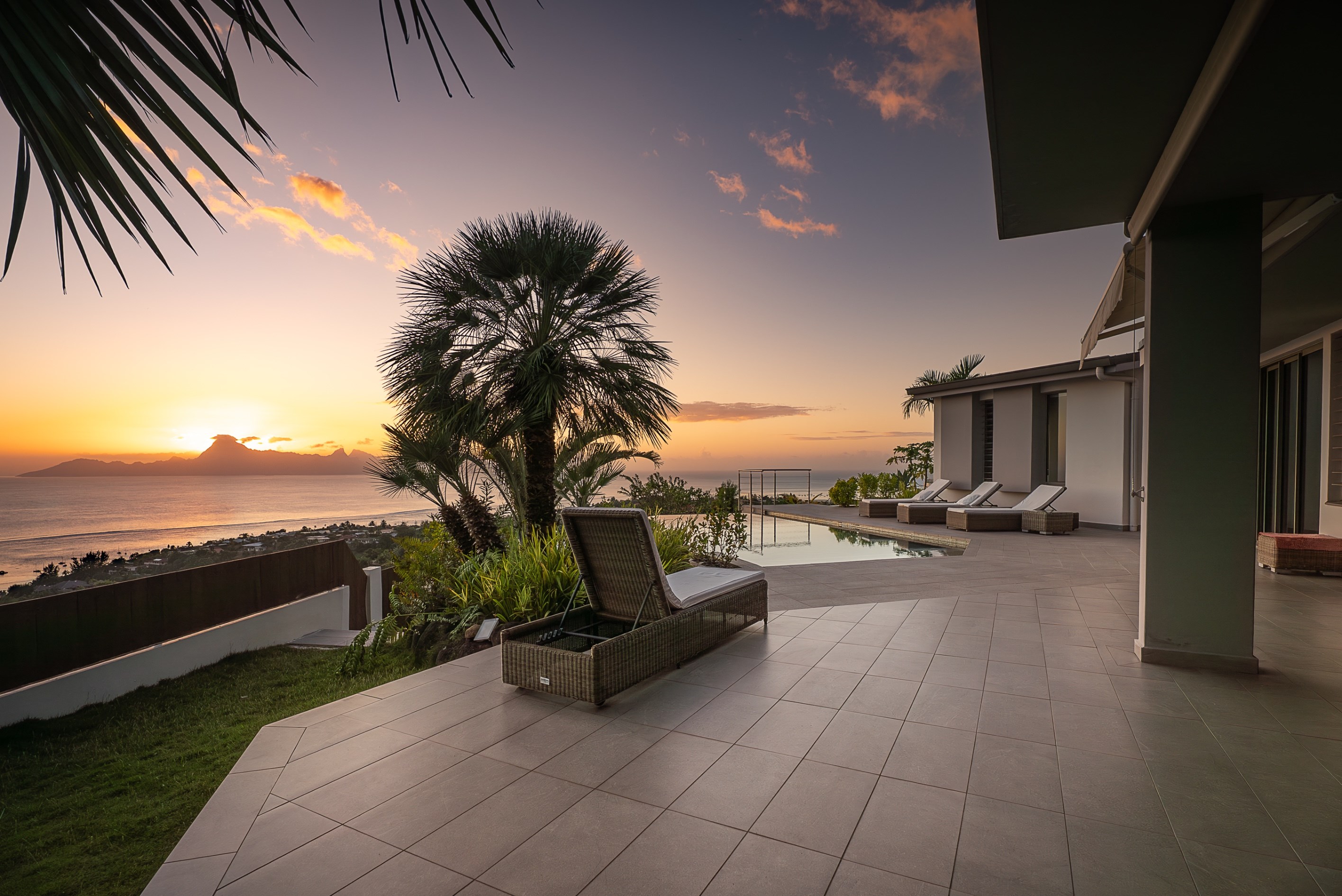  Tahiti - Punaauia - Exceptional contemporary villa with 180° views of Moorea an… - 物件實景