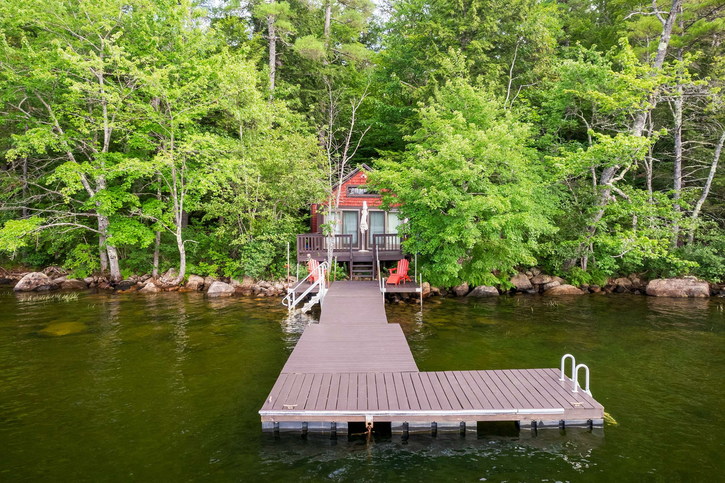  Kezar Lake Contemporary Retreat with Lakeside Boathouse & Dock - 物件實景