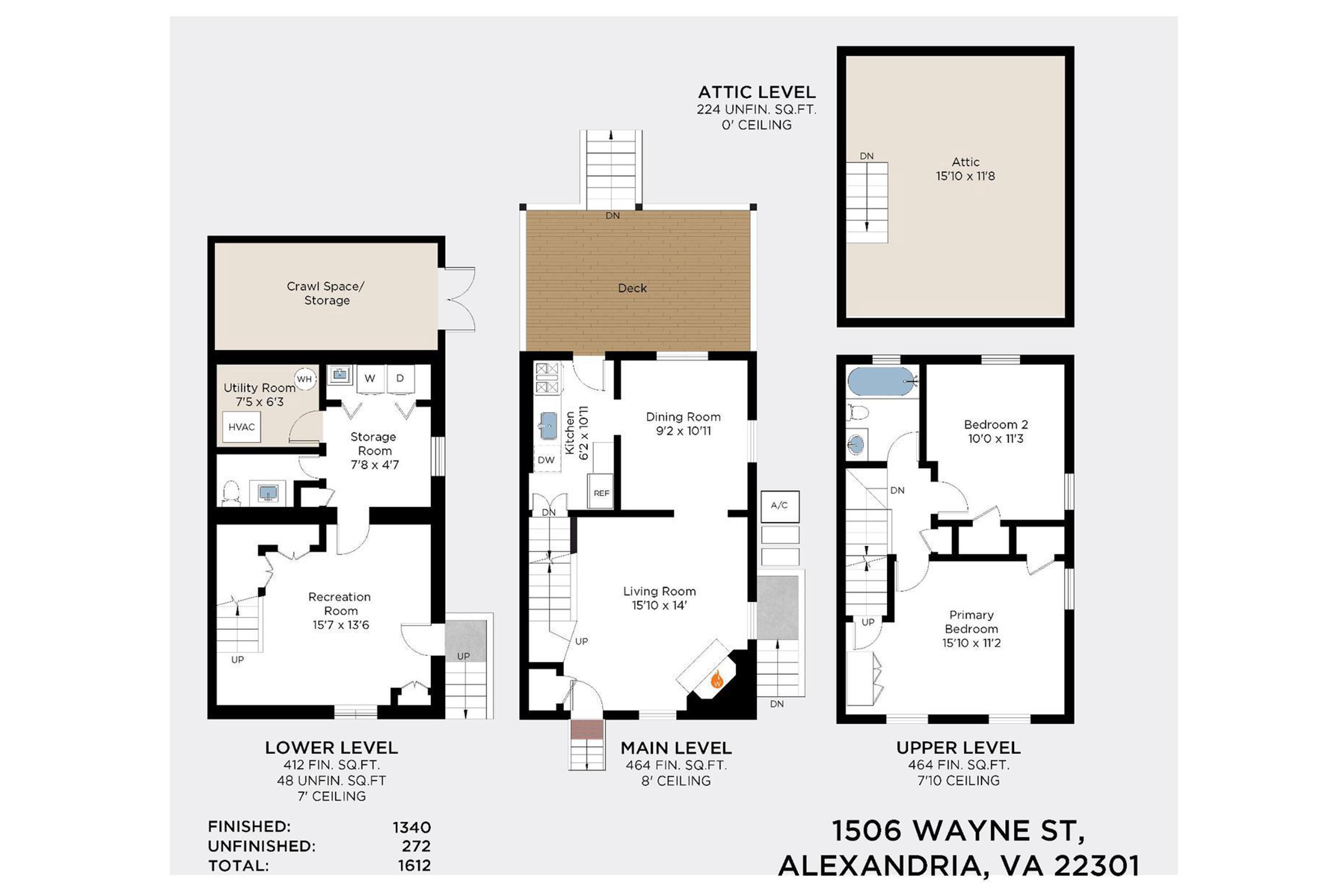 1506 Wayne Street, Alexandria, VA, 22301 - 物件實景