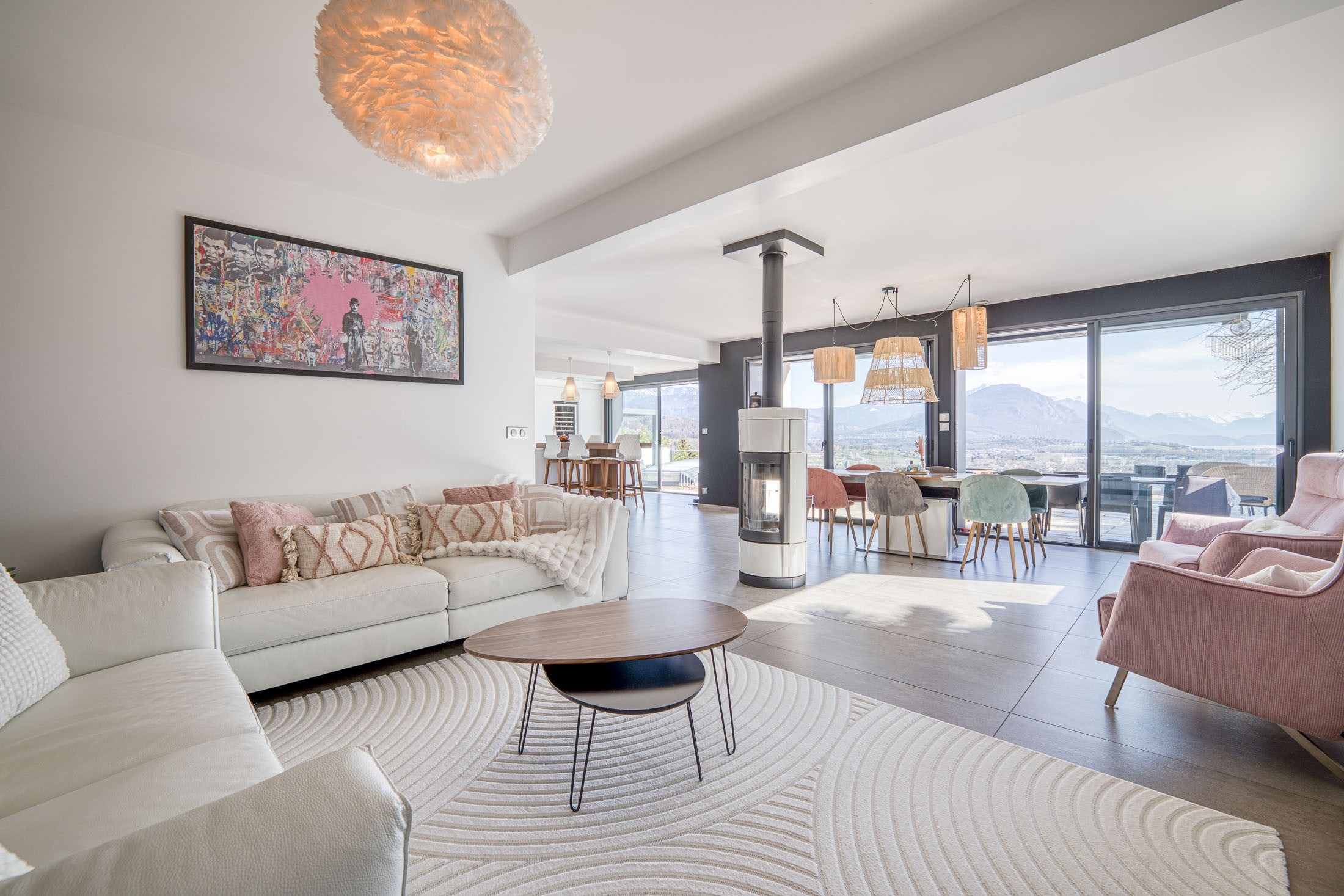  Renovated Contemporary Villa with Lake and Mountain Views – Annecy Heights - 物件實景