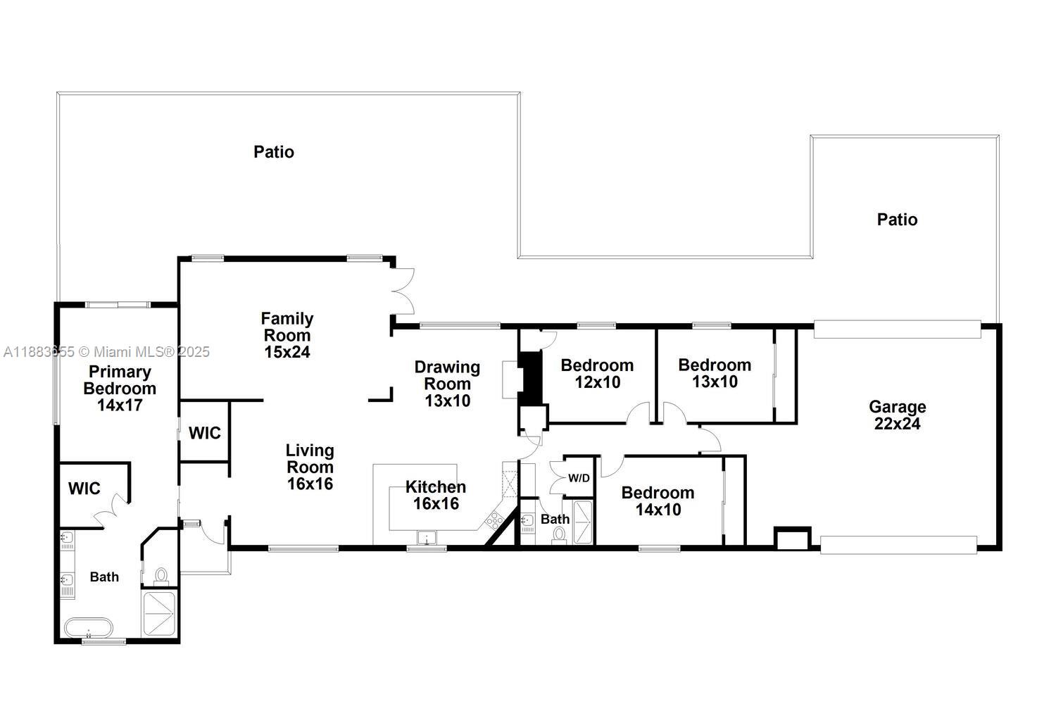Miami, Florida, 33173, United States, 4 Bedrooms Bedrooms, ,2 BathroomsBathrooms,Residential,For Sale,1986231