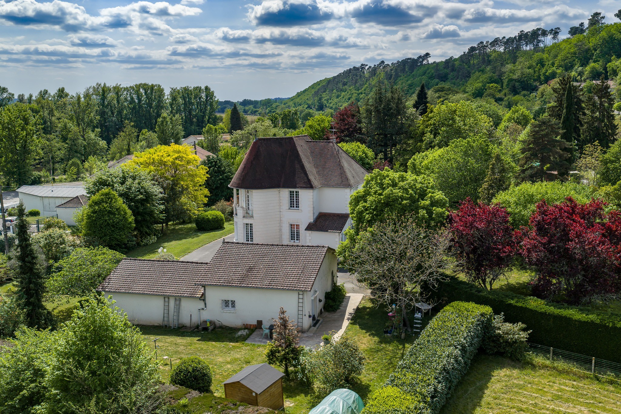  The Balance of Time: An Art Deco Manor House Set in Lush Greenery in Neuvic - 物件實景