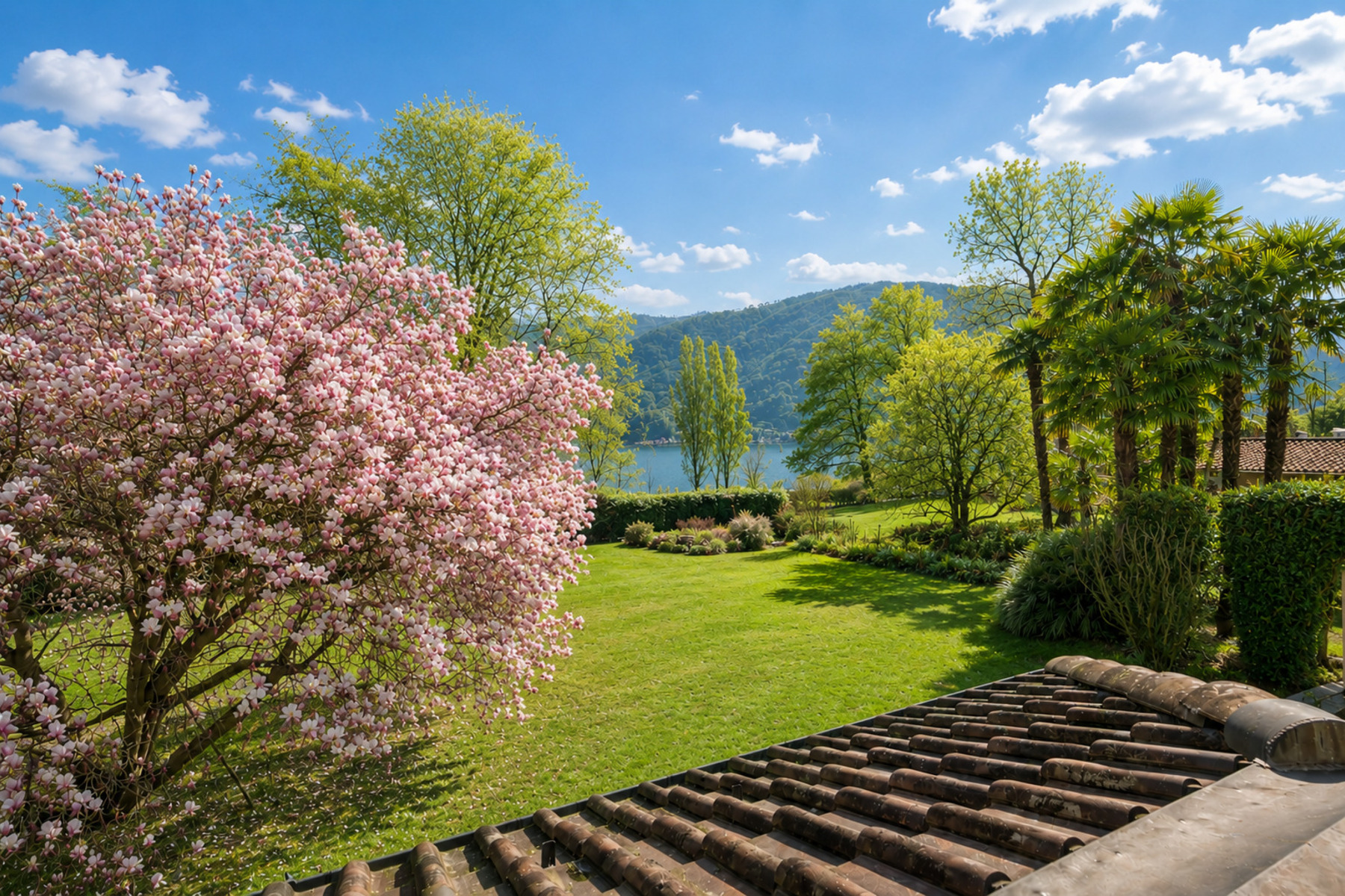  Villa Magnolia: Gorgeous Lakefront Villa in Magliaso - 物件實景