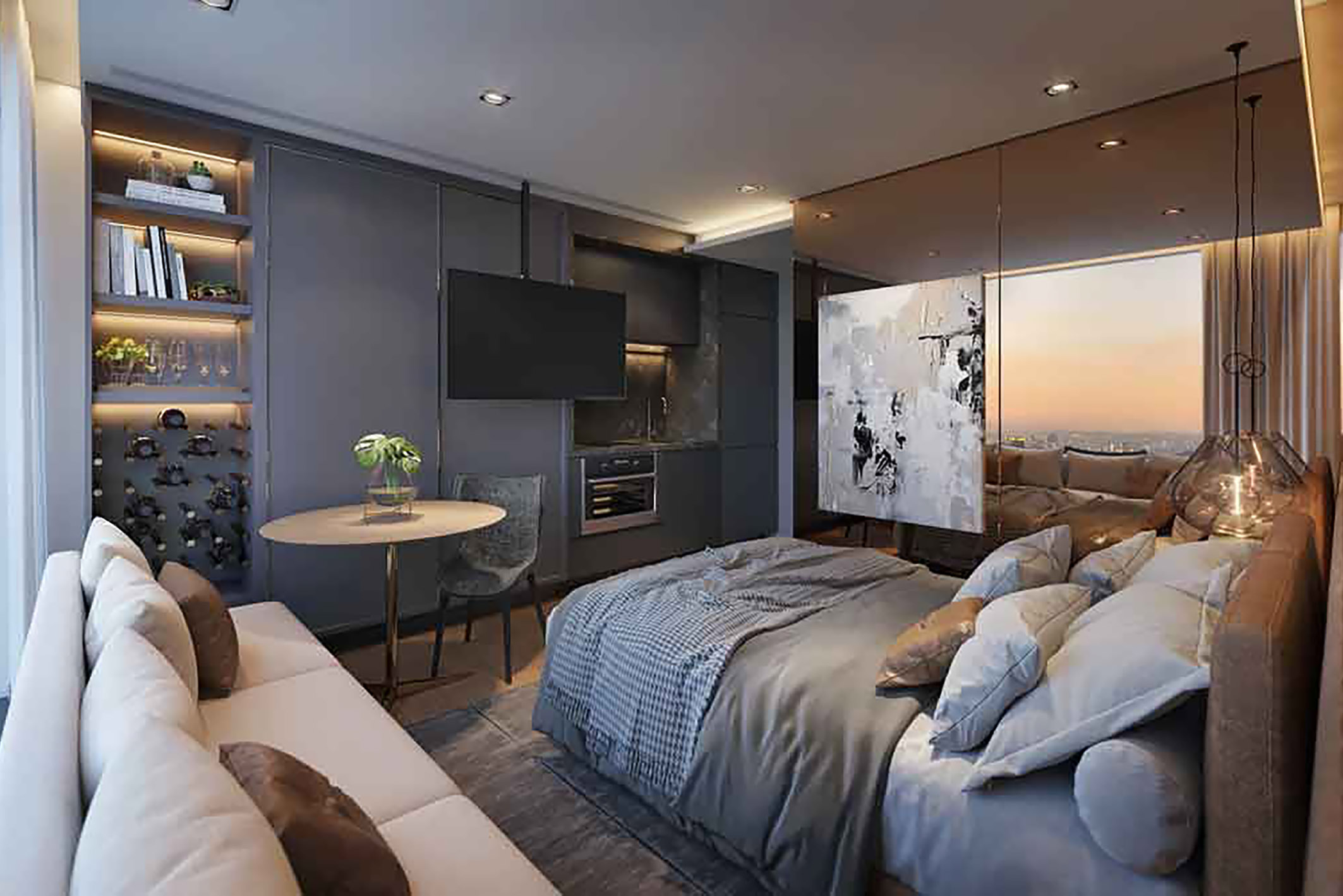  Exclusive duplex penthouse with 360° views at Tonino Lamborghini Residences - 物件實景