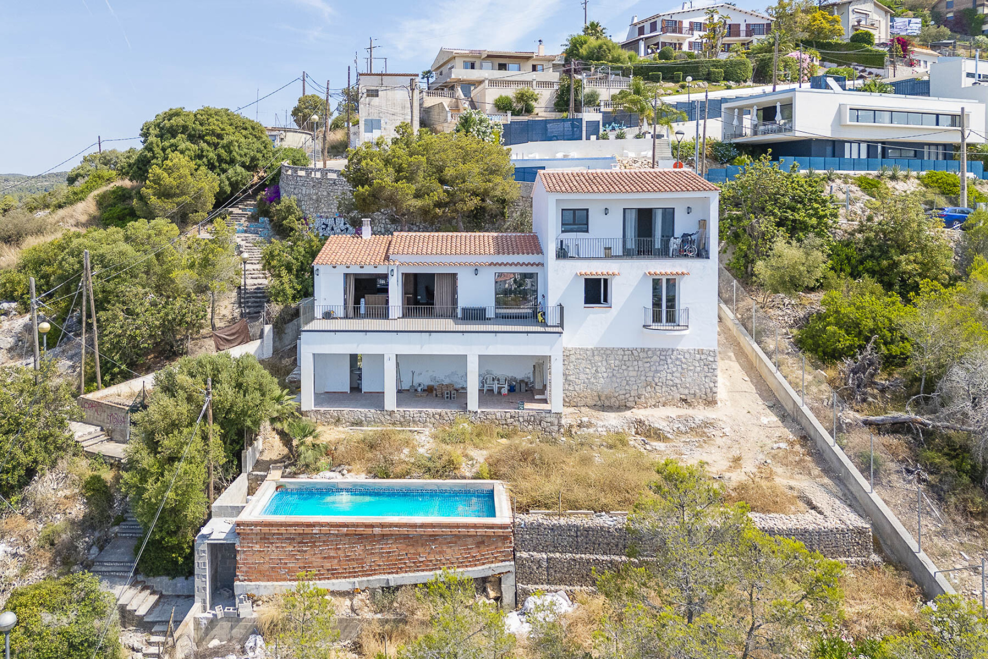  Immaculate villa with amazing sea views and private pool in Levantina, Sitges - 物件實景