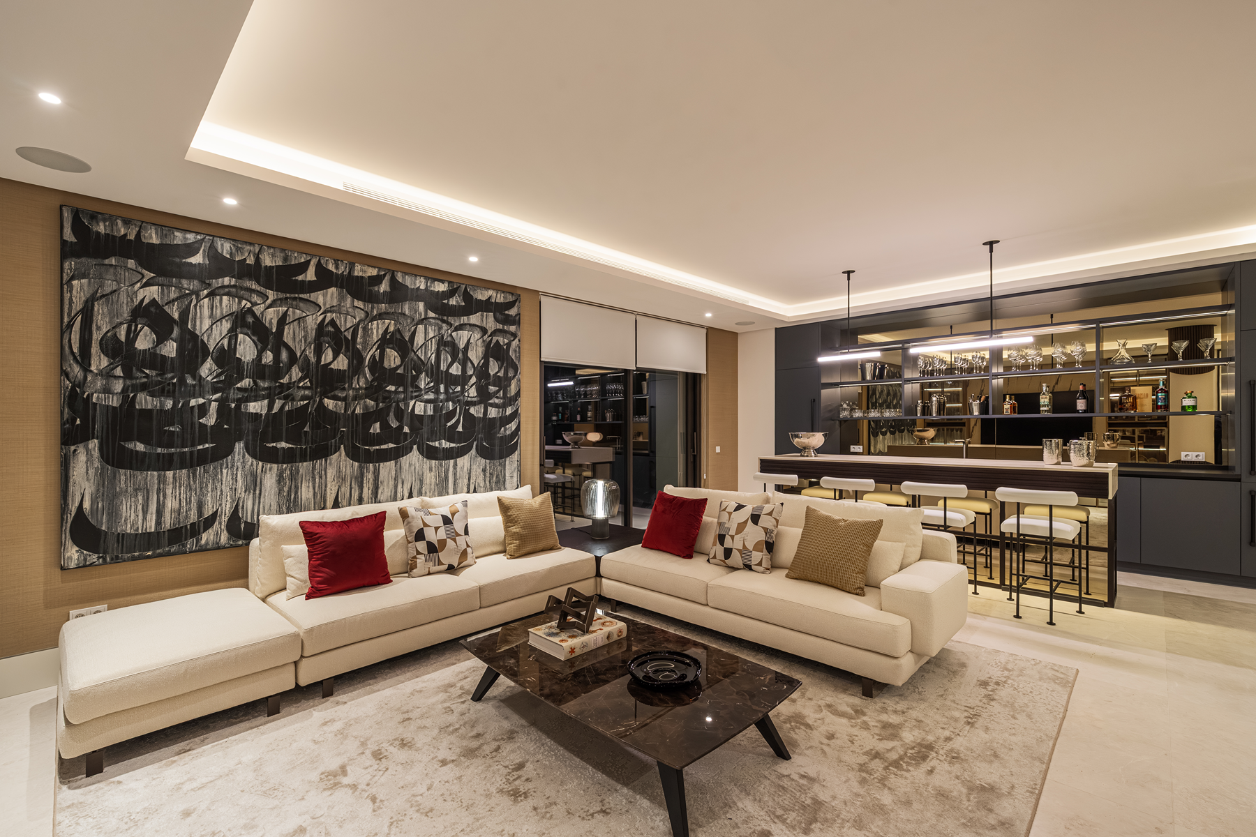  Contemporary designer villa with sea views in Marbella