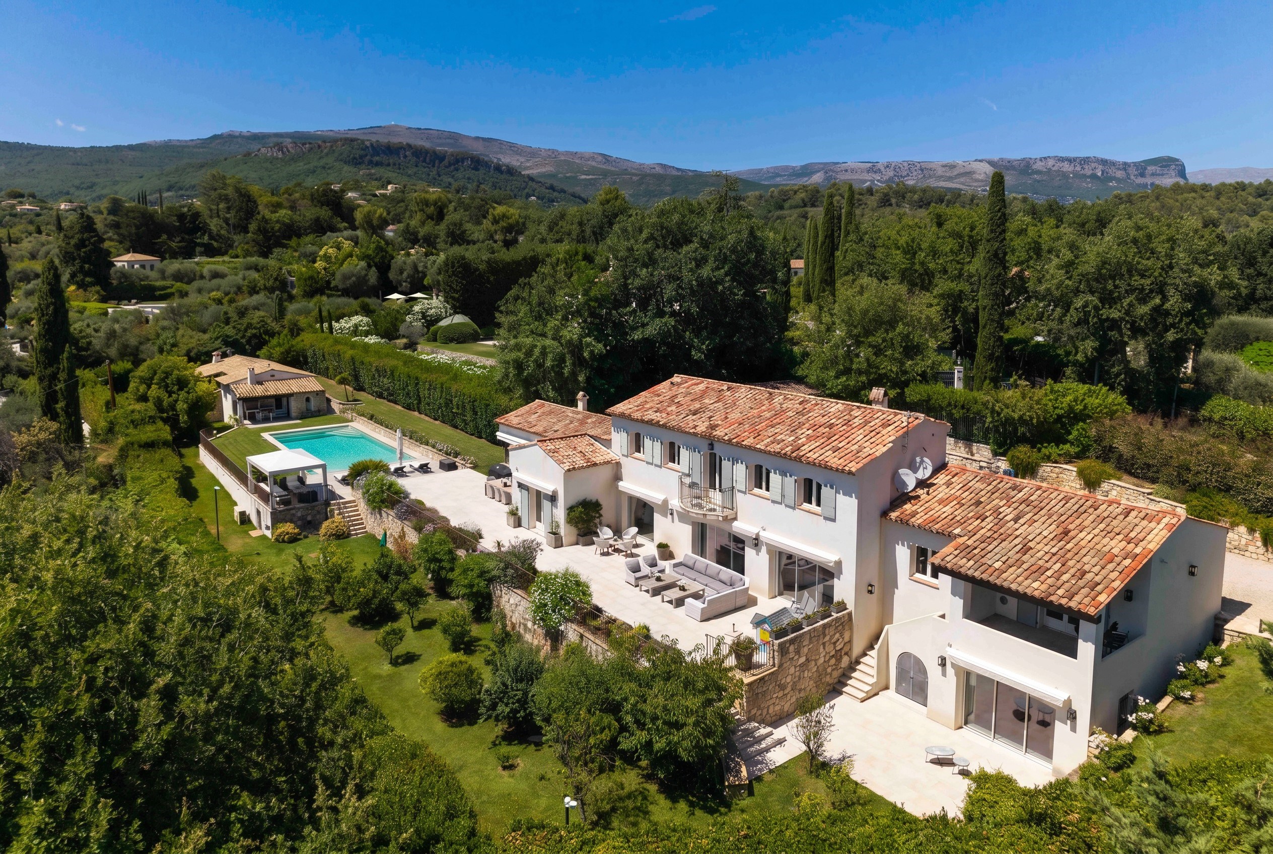  Châteauneuf de Grasse, character estate for sale, panoramic sea views, guest ho… - 物件實景