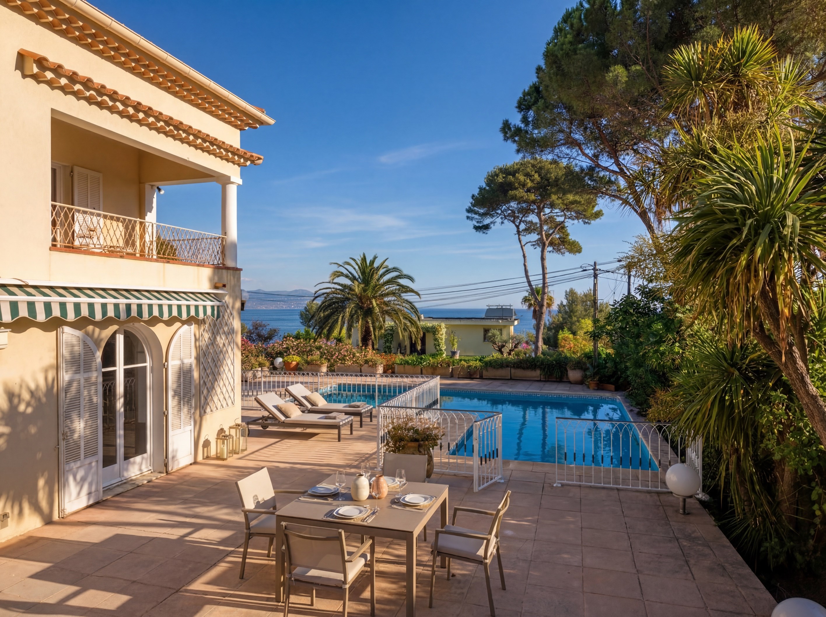  Cap d’Antibes villa with sea views pool and exceptional renovation potential - 物件實景