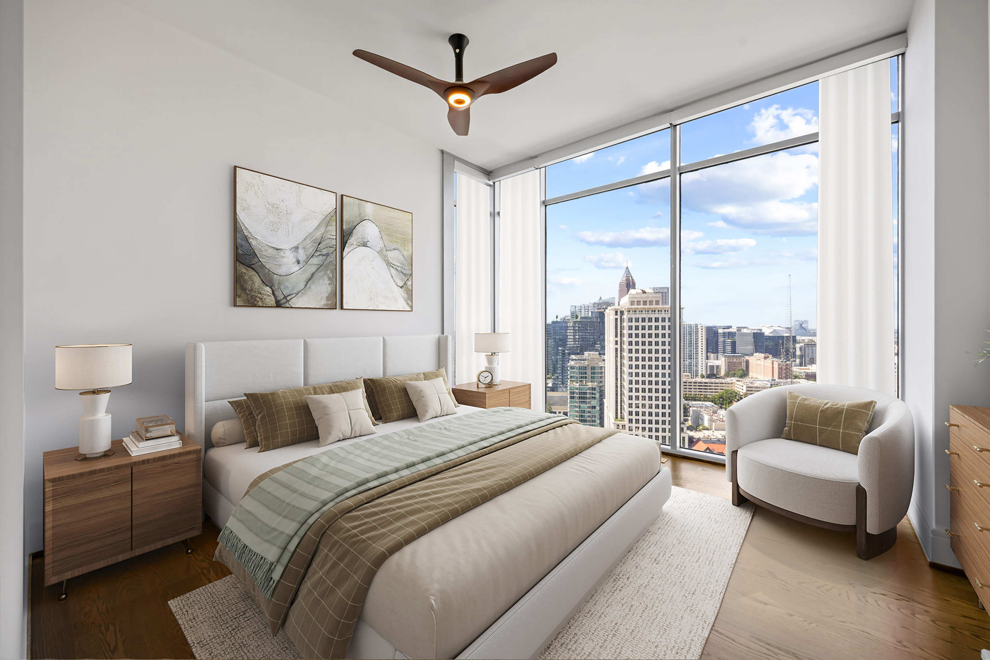  Exceptional Three Bedroom Plus Den Atop The Coveted Loews Hotel - 物件實景