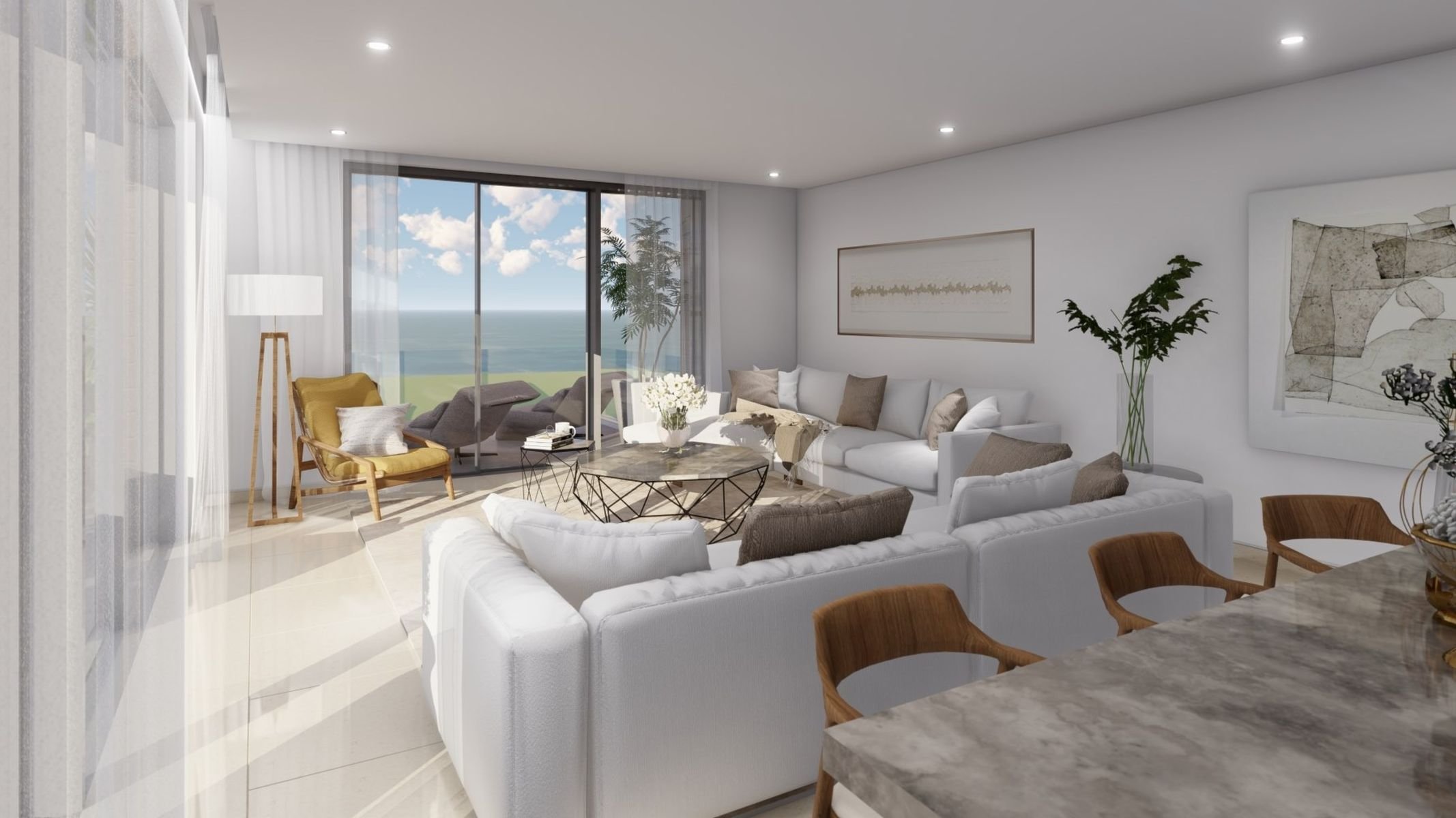  4 Bedroom Apartment with Sweeping Sea Views from the 12th Floor in Pafos - 物件實景
