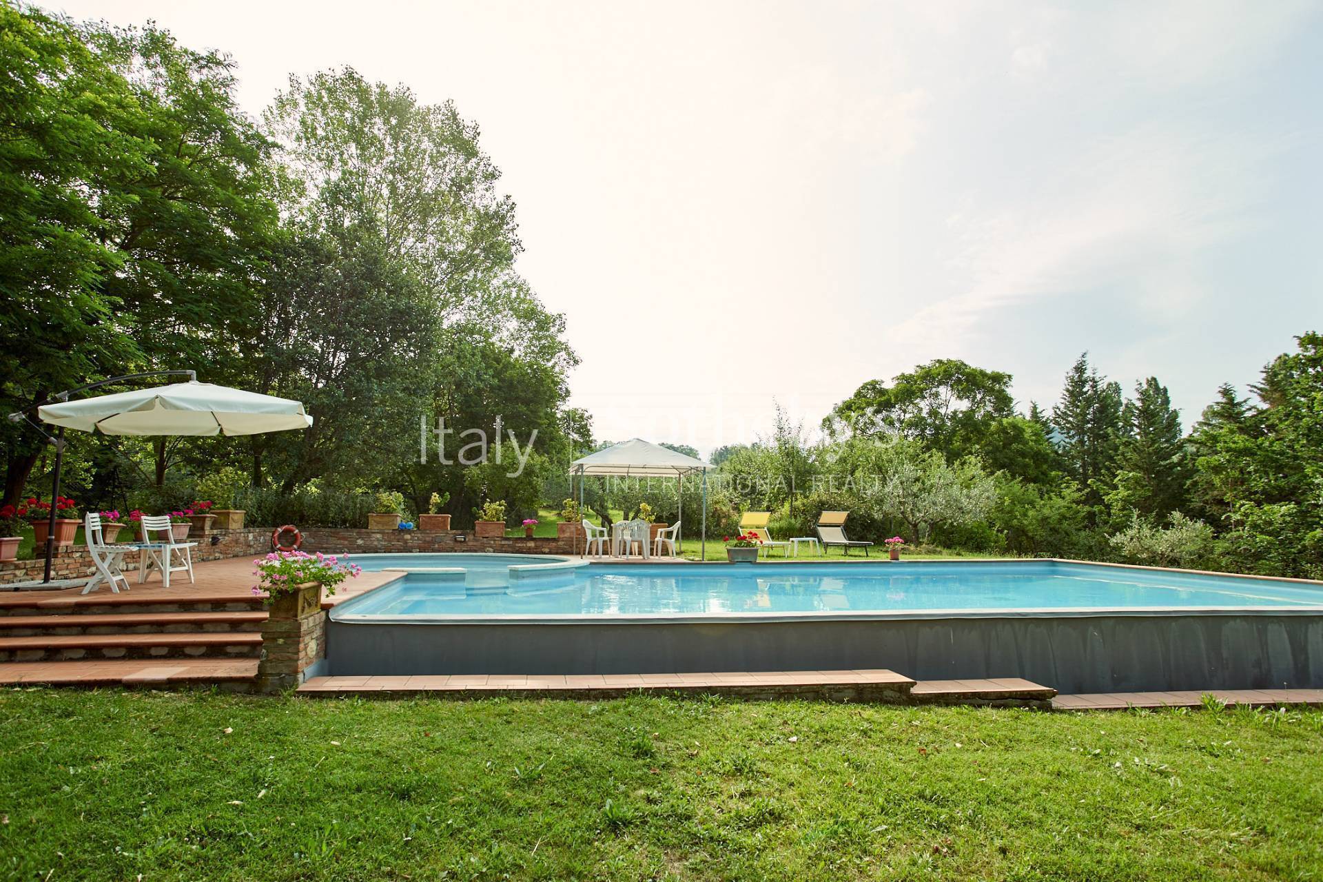  Charming villa with a private lake in Montepulciano - 物件實景