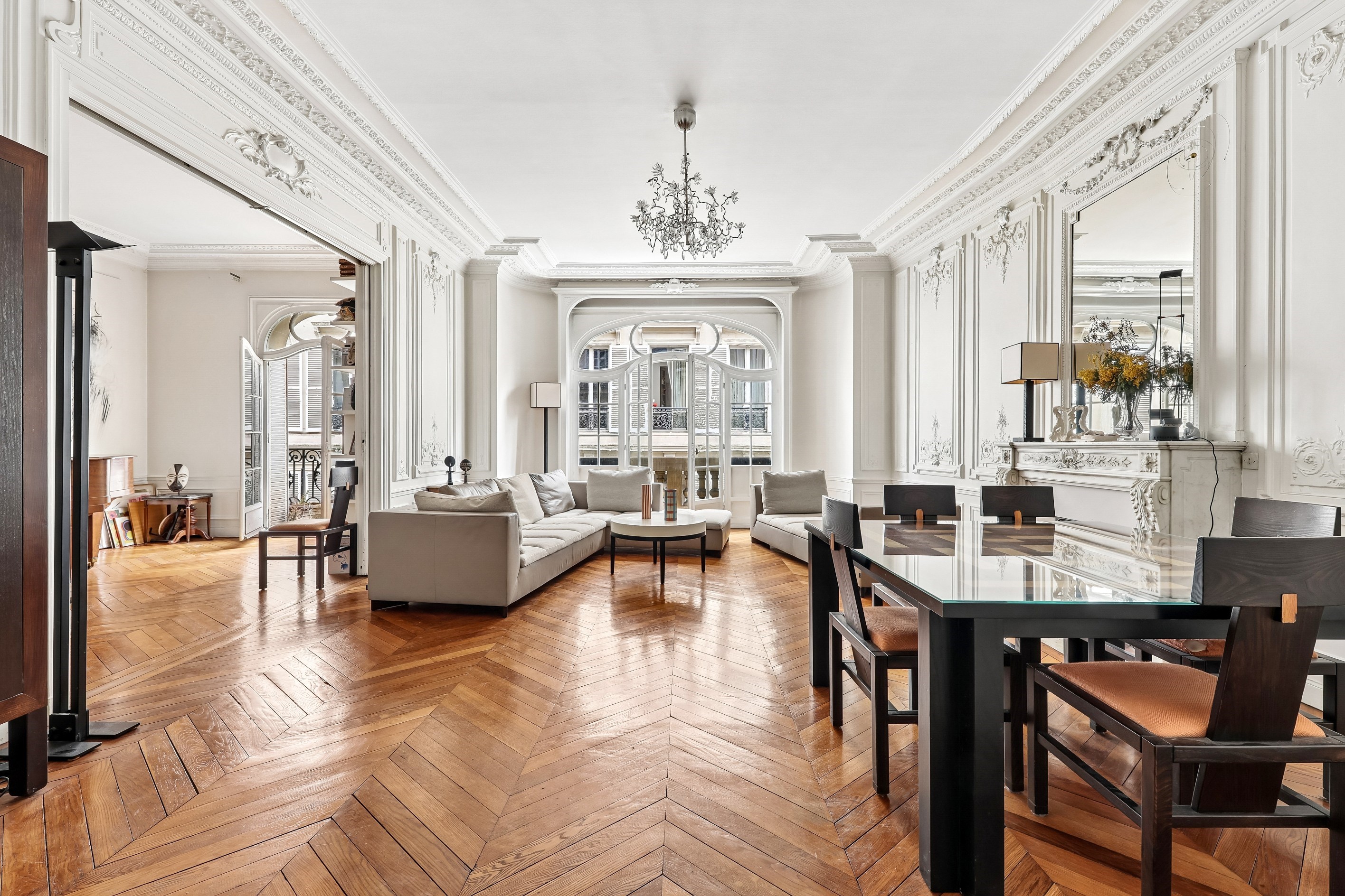  Paris IX – Stunning 245 sqm family apartment with balcony and triple reception … - 物件實景