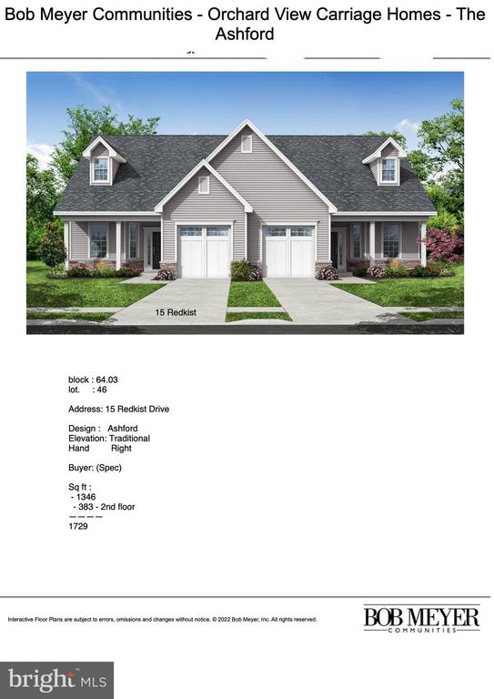 Mullica Hill, New Jersey, 08062, United States, 3 Bedrooms Bedrooms, ,3 BathroomsBathrooms,Residential,For Sale,1872455