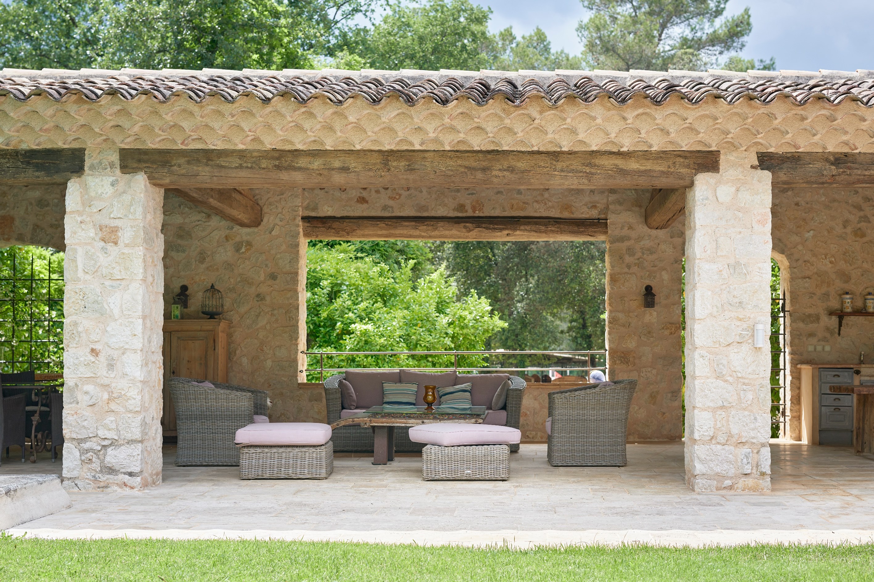  Roquefort-les-Pins stone estate 600 sqm 8 hectares land near Cannes - 物件實景
