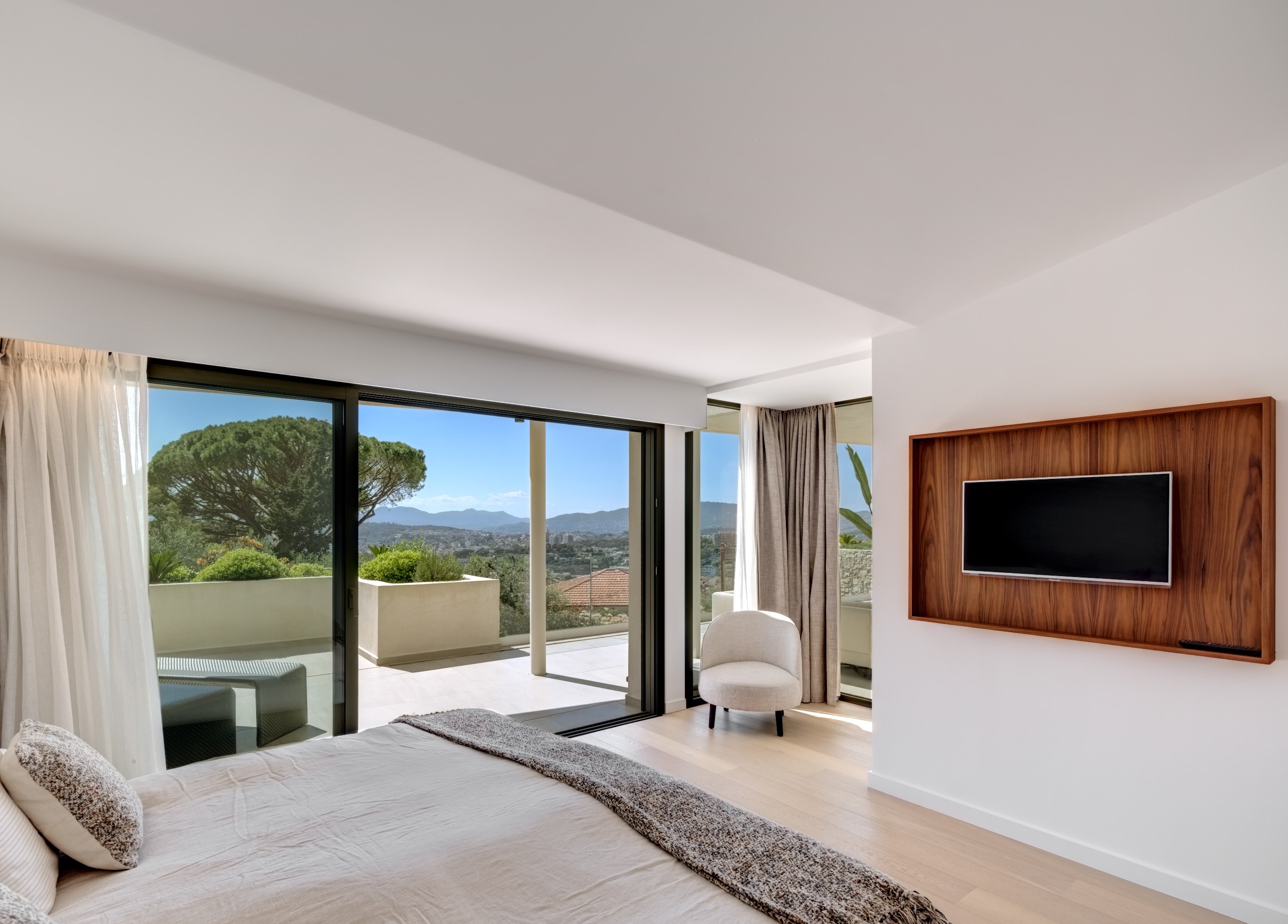  Contemporary villa with panoramic sea views in Le Cannet Victoria near Cannes - 物件實景