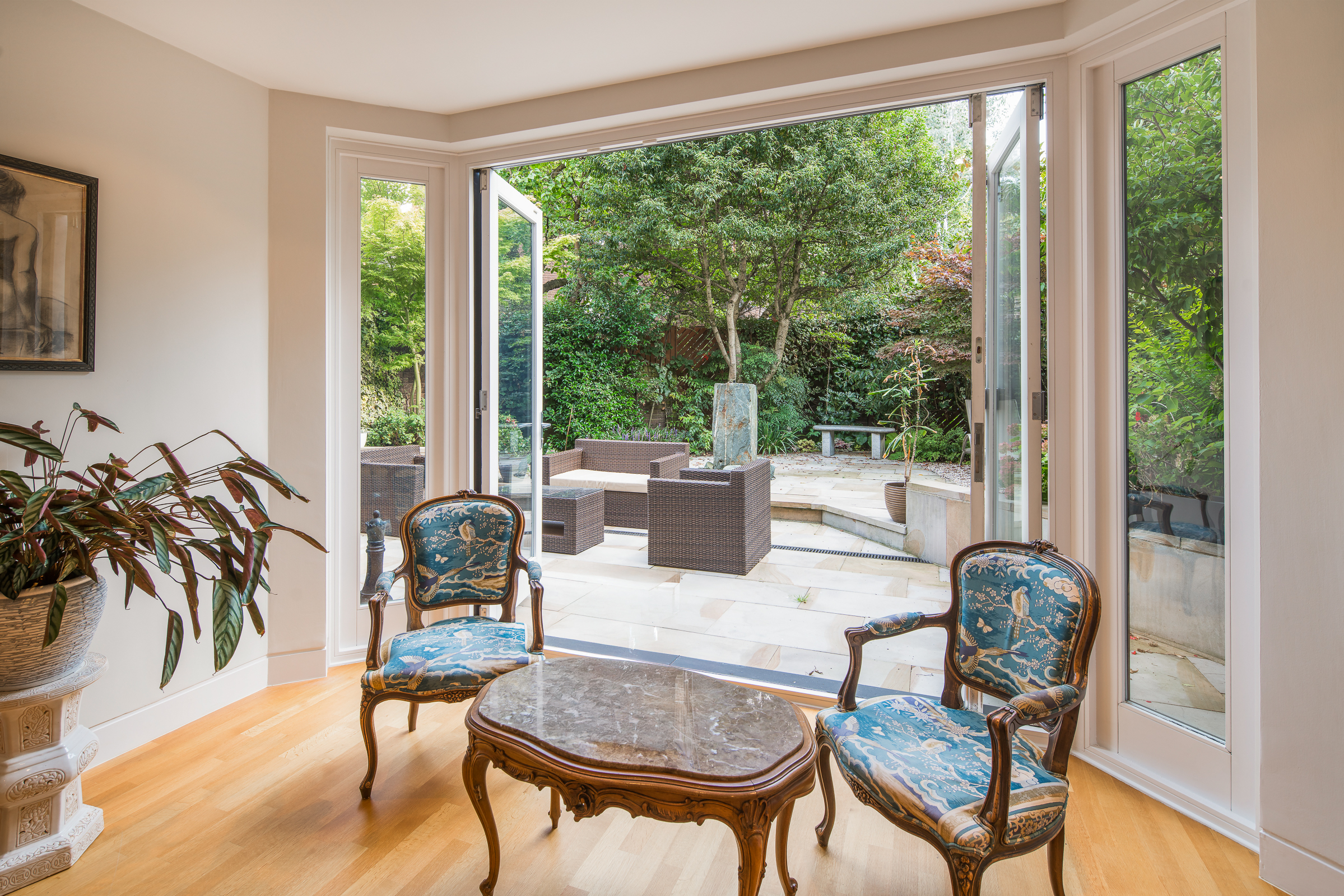  A Hidden Family House with a South-Facing Garden in St John