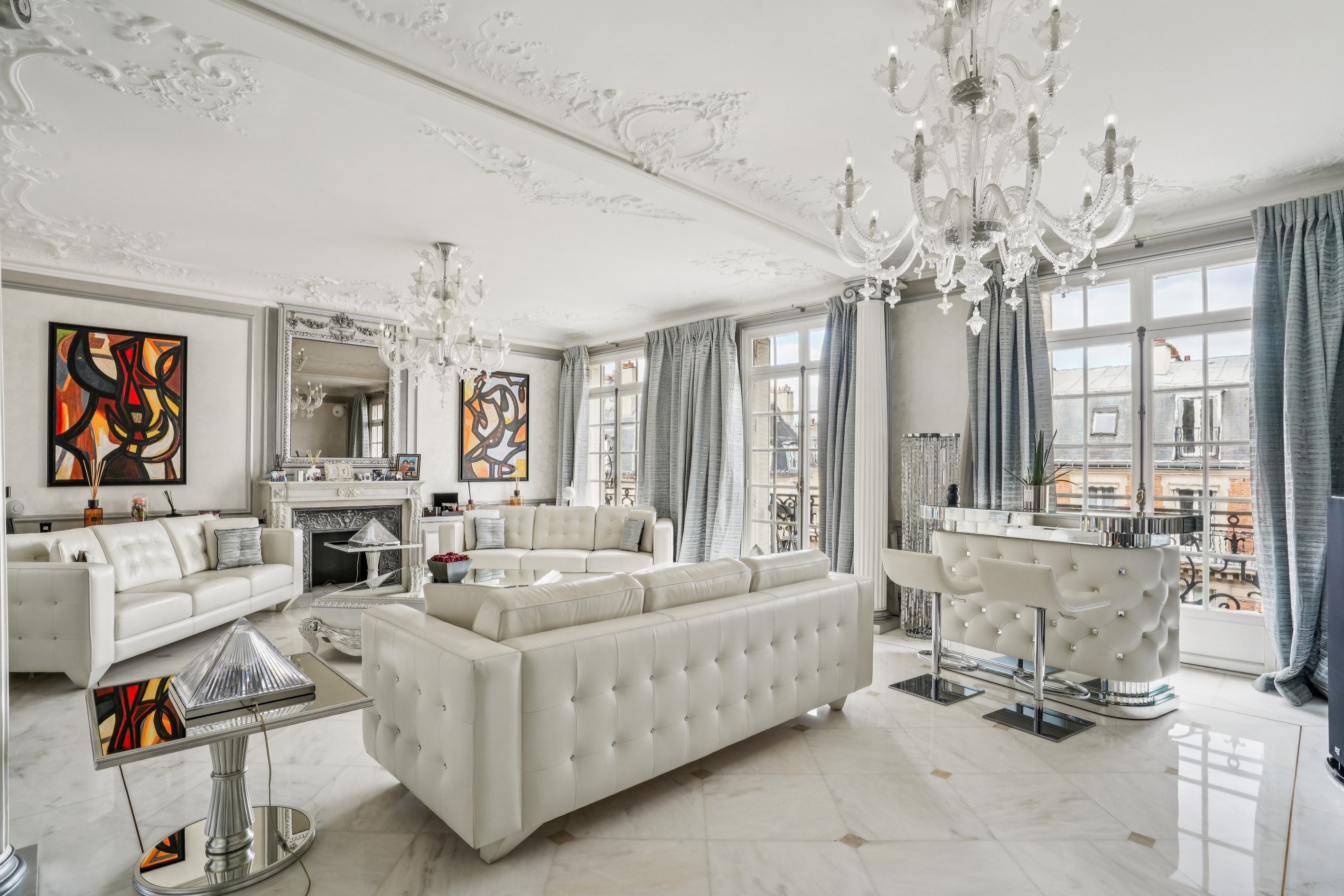  Prestigious family apartment – High floor – Balcony – 3 bedrooms - Paris 17th a… - 物件實景