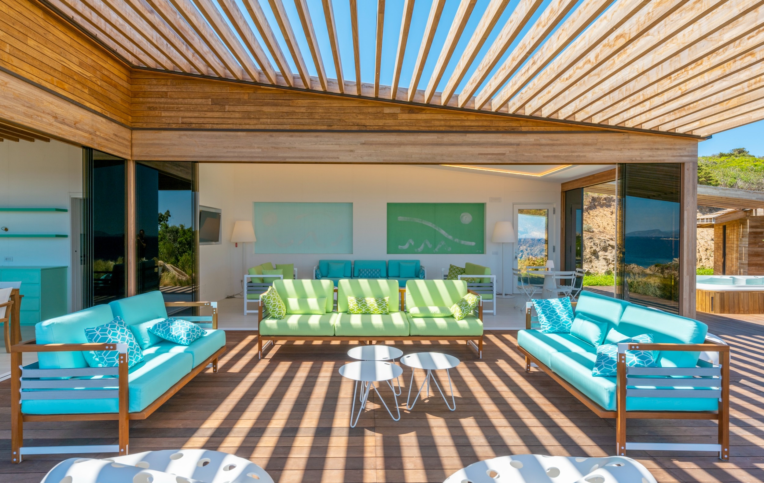  FOR SALE : Exceptional contemporary property - Panoramic sea view - Cavallo isl… - 物件實景