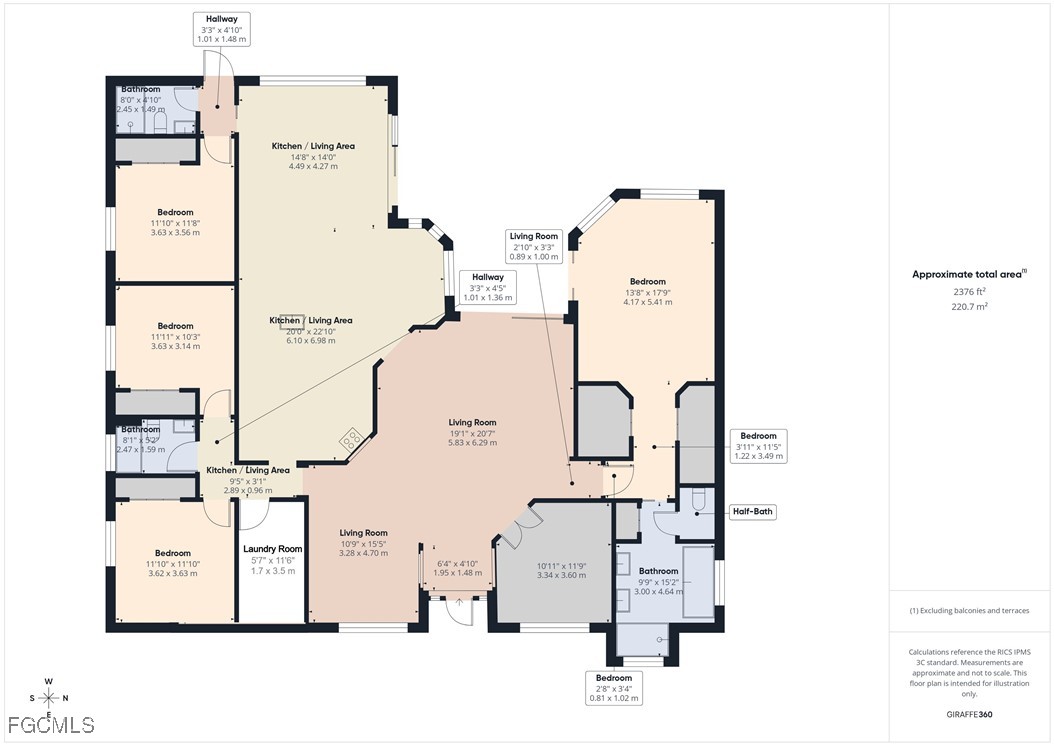 Fort Myers, Florida, 33908, United States, 4 Bedrooms Bedrooms, ,3 BathroomsBathrooms,Residential,For Sale,2006291