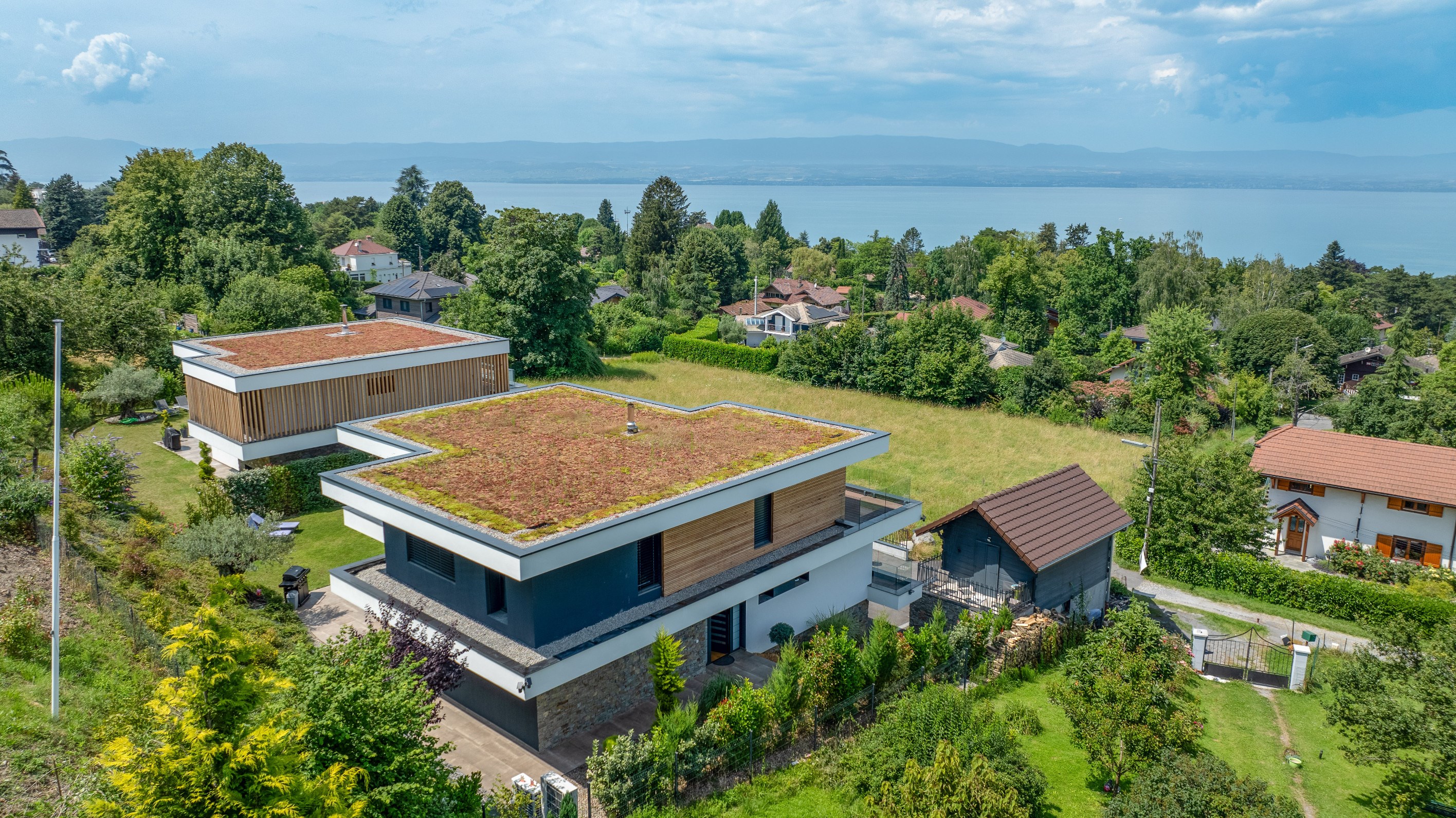  Contemporary Villa for Sale in Neuvecelle with Lake Views - 物件實景