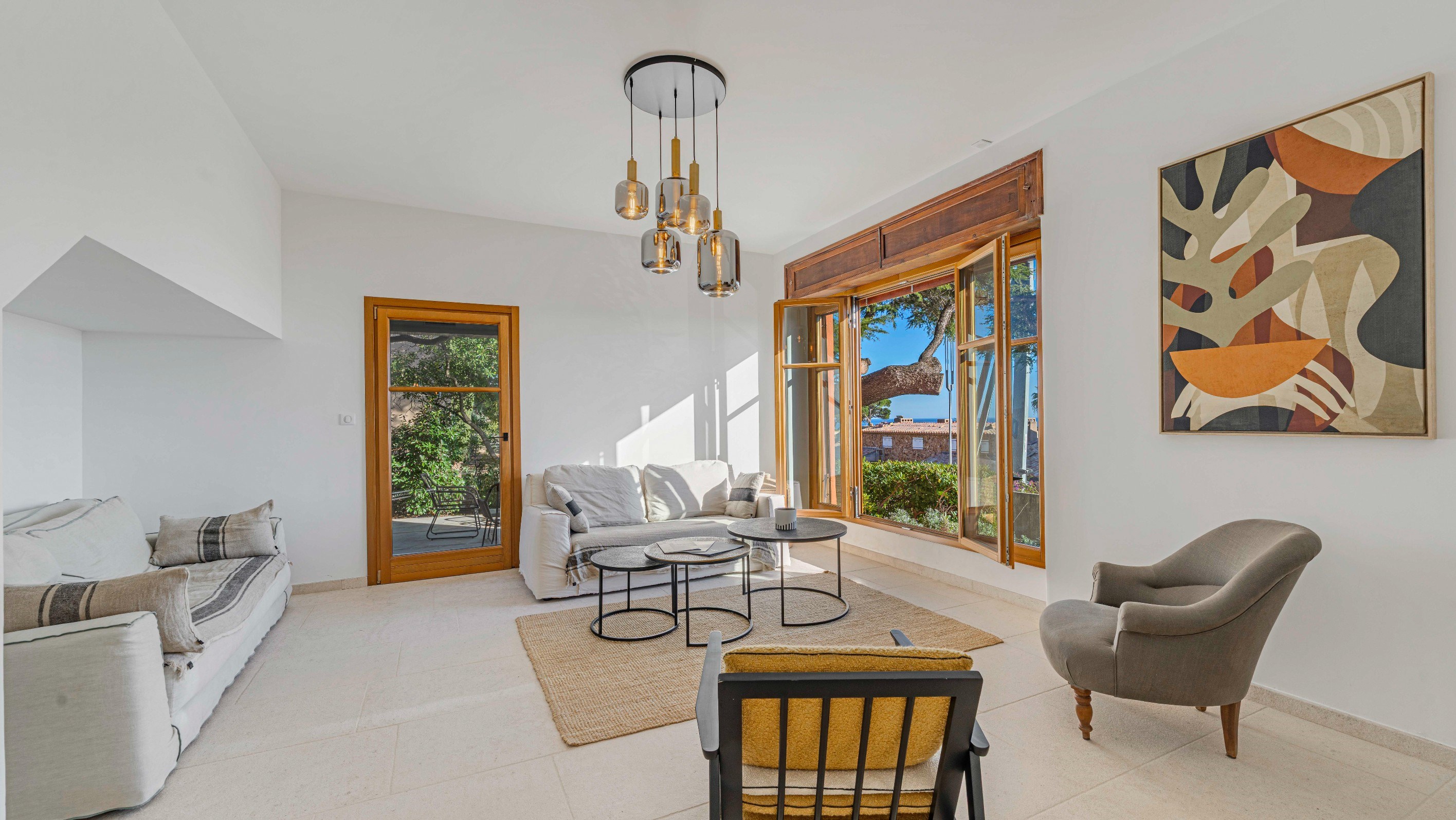  Renovated Art Deco villa with sea view, 300 m from the beaches, Sainte-Maxime, … - 物件實景