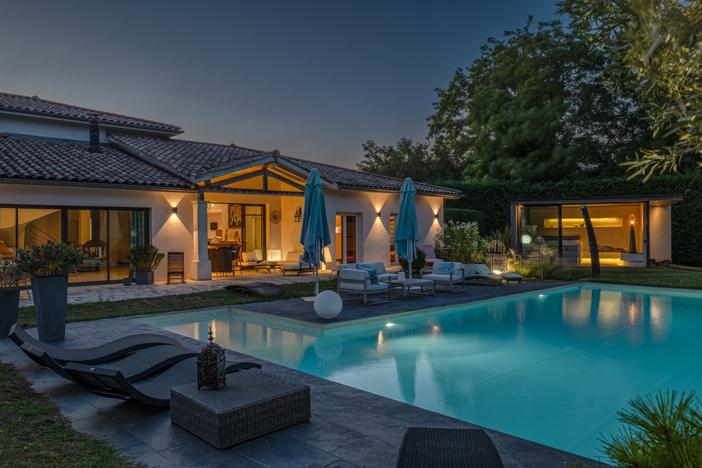  Architect villa with pool & jacuzzi - Just 20 minutes from Lyon - 物件實景
