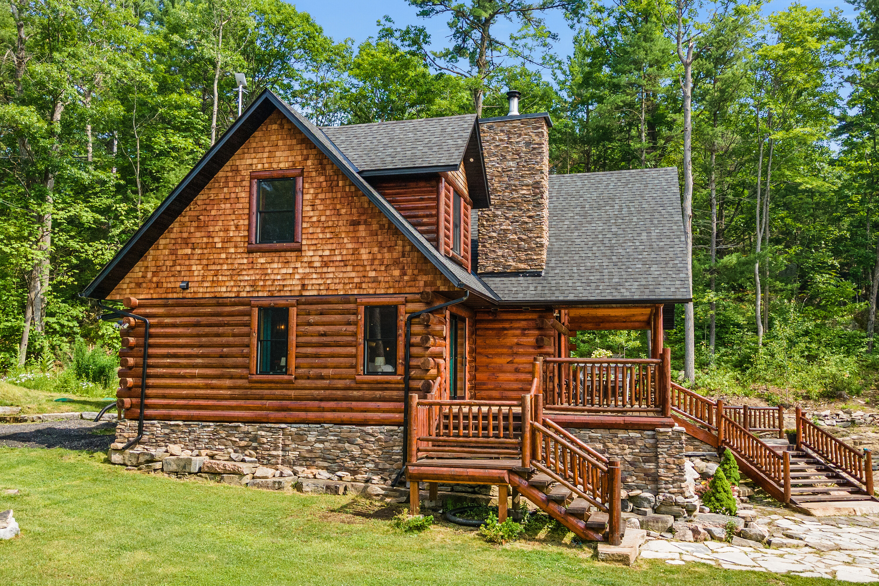  Go Home Lake Log Cottage - 物件實景