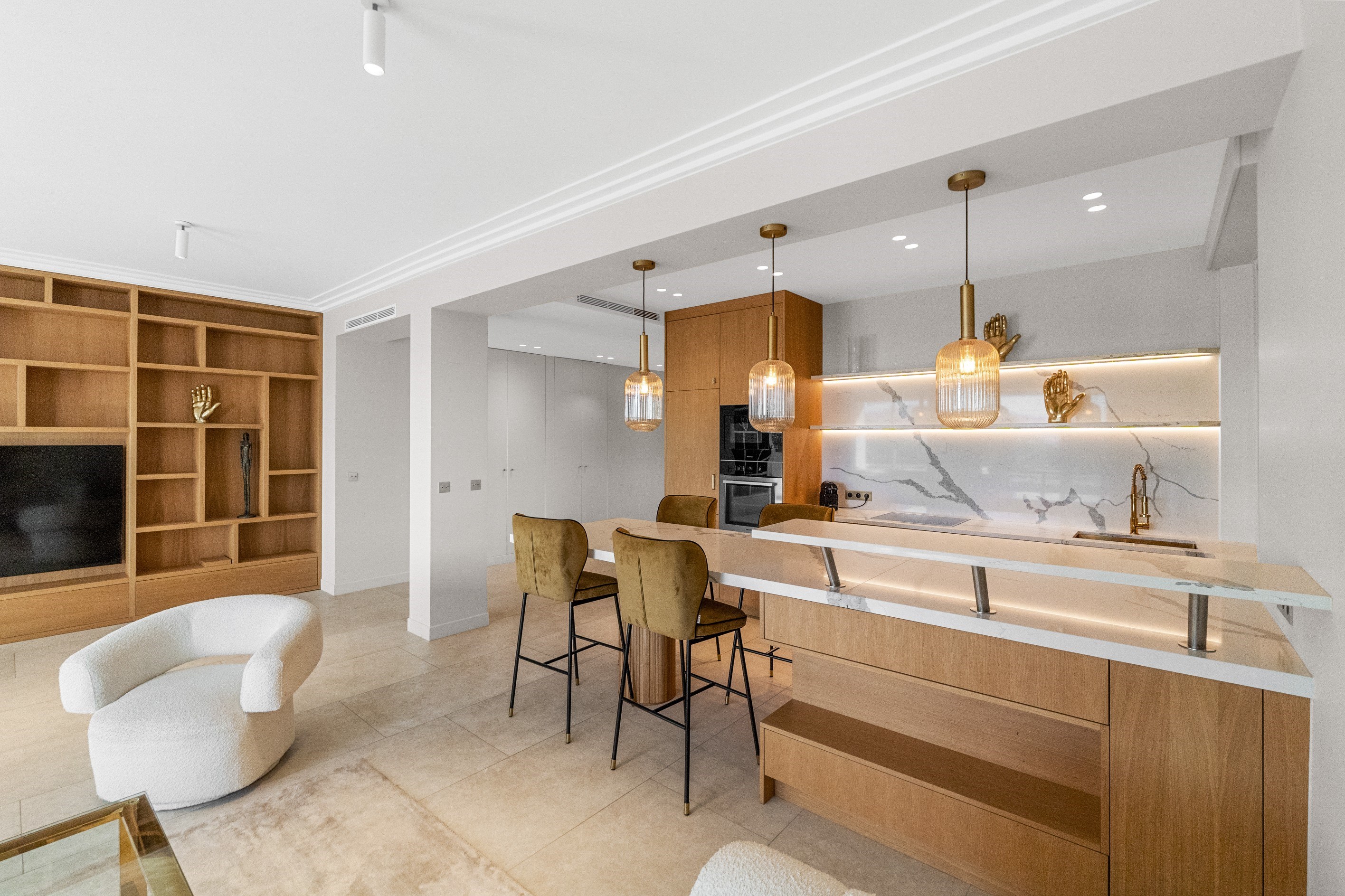  2-bedroom apartment for sale on the Croisette in Cannes, 97 sqm, terraces - 物件實景